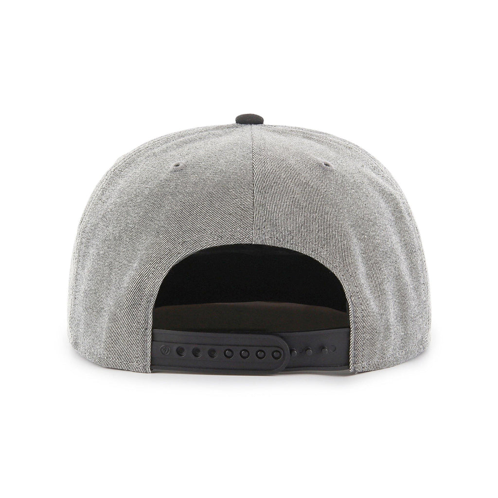 Mens 47 Brand Boston Red Sox Captain Snapback - Grey/Black - sneakAR