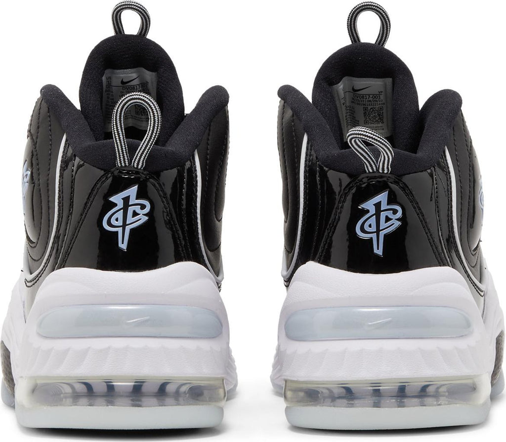 [DV0817-001] Mens Nike AIR PENNY 2 'BLACK PATENT FOOTBALL GREY'