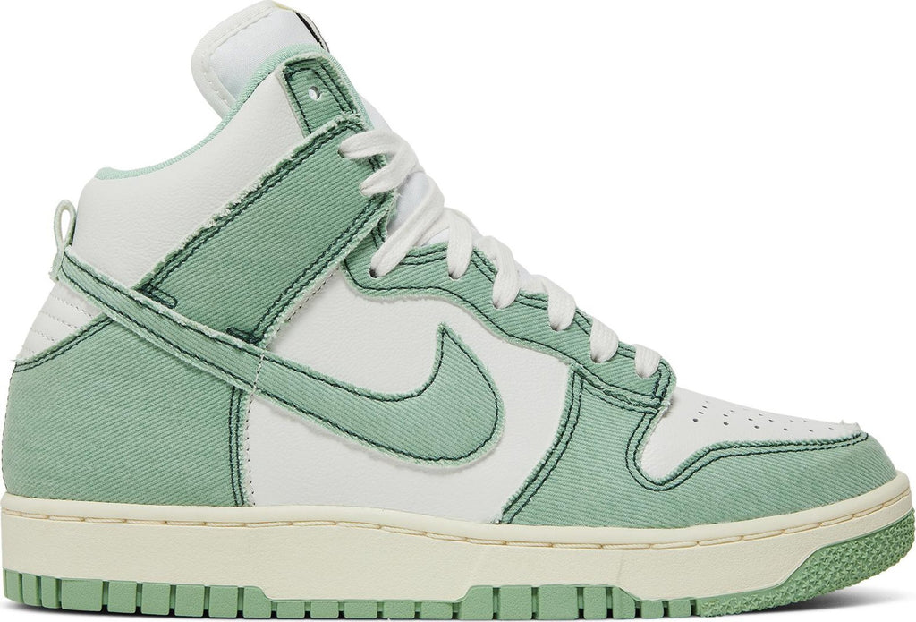 [DV1143-300] Womens Nike Dunk High 1985 "Green Denim"