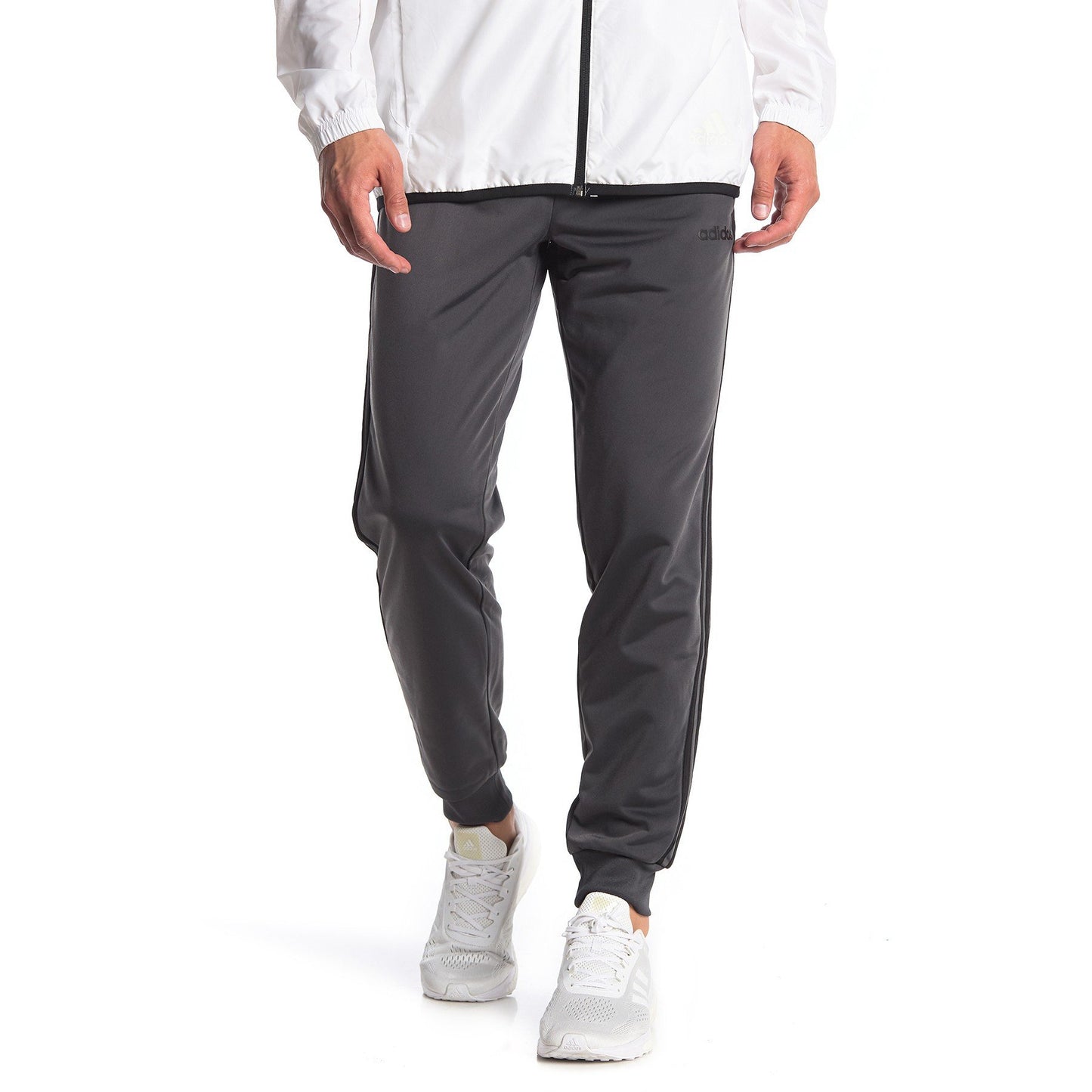 [EB3985] Mens Adidas Essentials 3-Stripes Tapered Tricot Pants