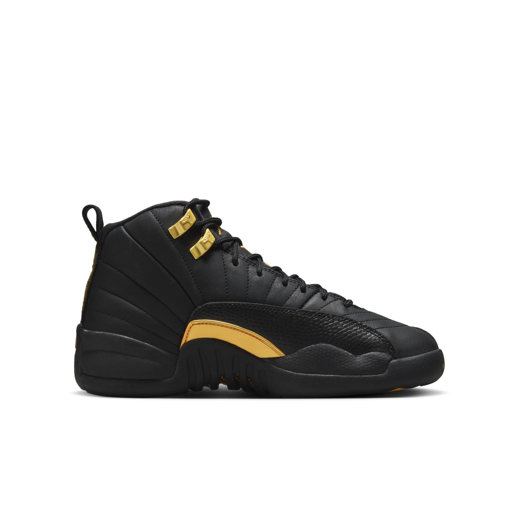 [153265-071] Youth Air Jordan Retro 12 (GS) 'Black Taxi'