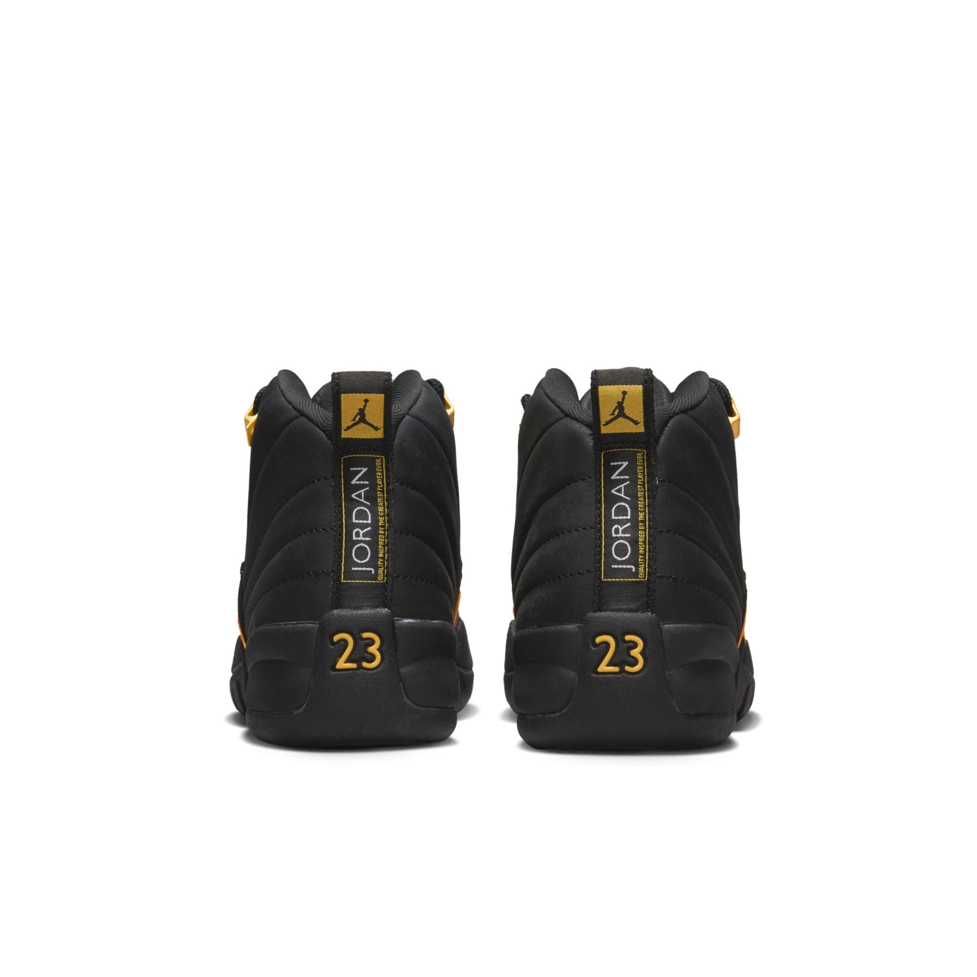 [153265-071] Youth Air Jordan Retro 12 (GS) 'Black Taxi'