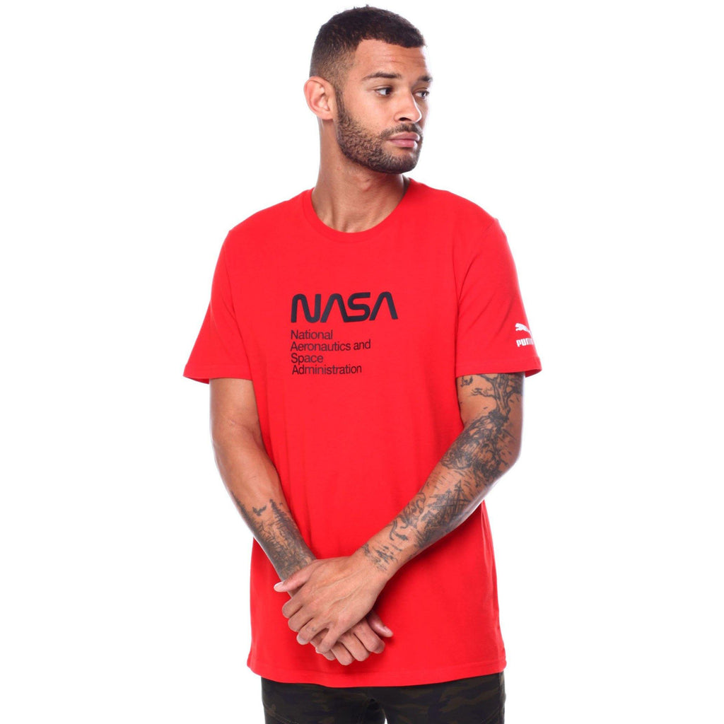 [597134-11] Mens Puma X NASA Space Agency Tee - sneakAR