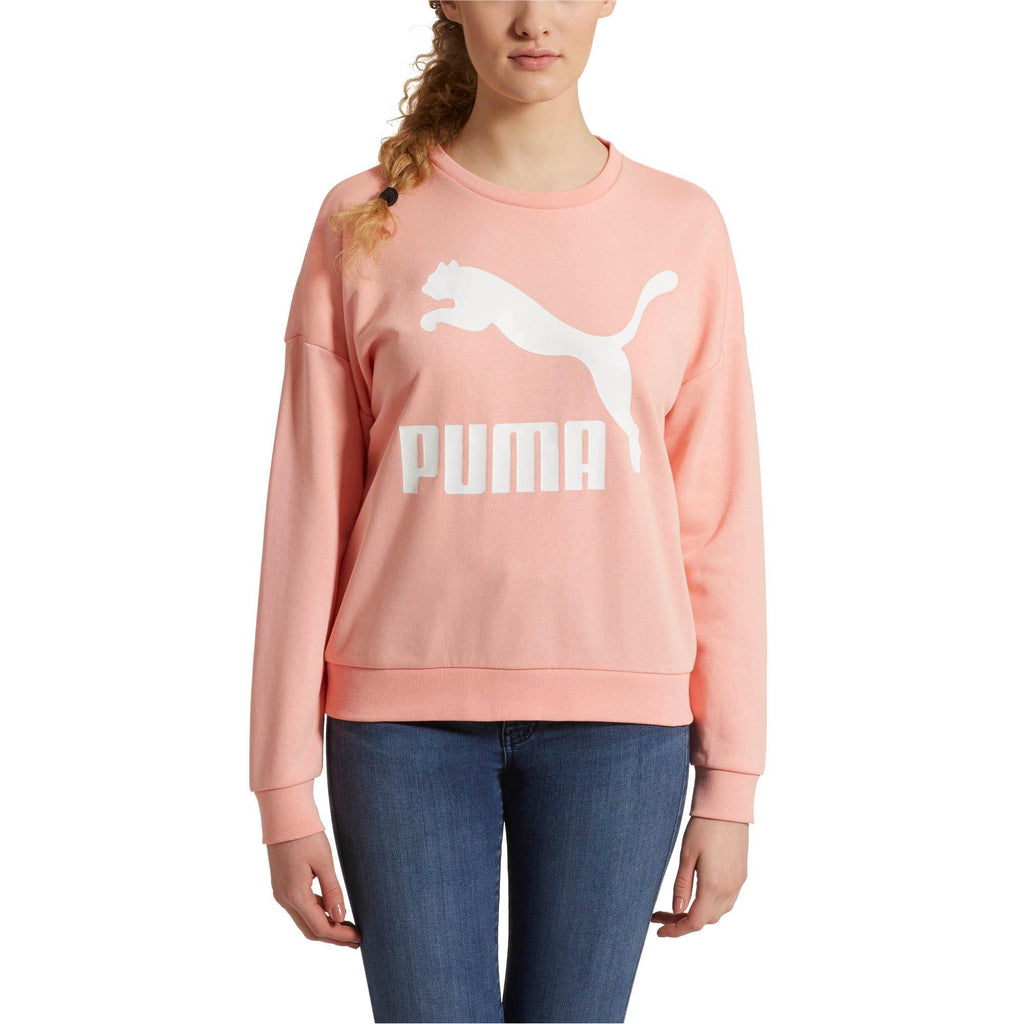 [577952-19] Womens Puma Classics Logo Crew - sneakAR