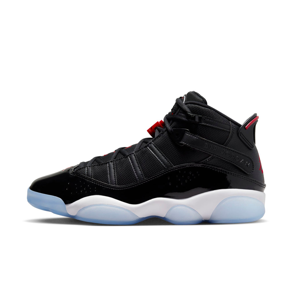 [322992-064] Mens Air Jordan 6 RINGS 'BLACK GYM RED'