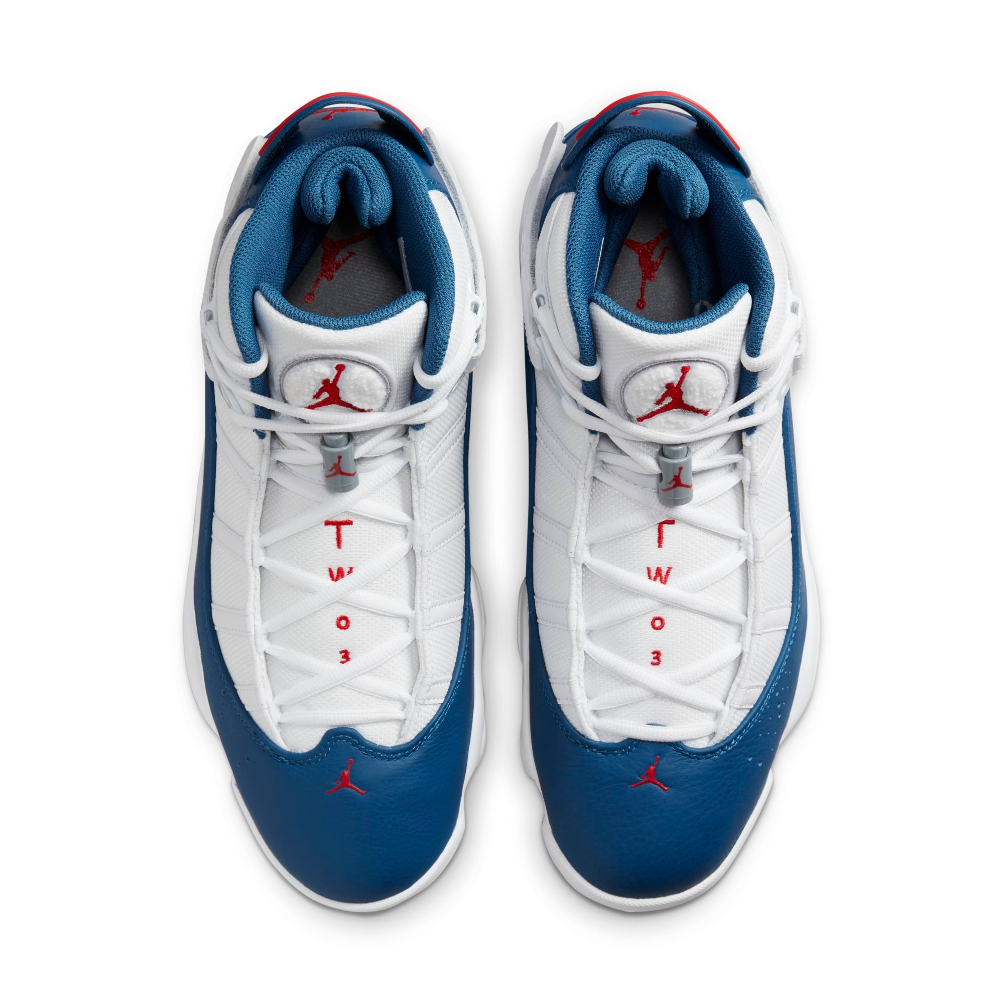 [322992-140] Mens Air Jordan 6 Rings 'True Blue'