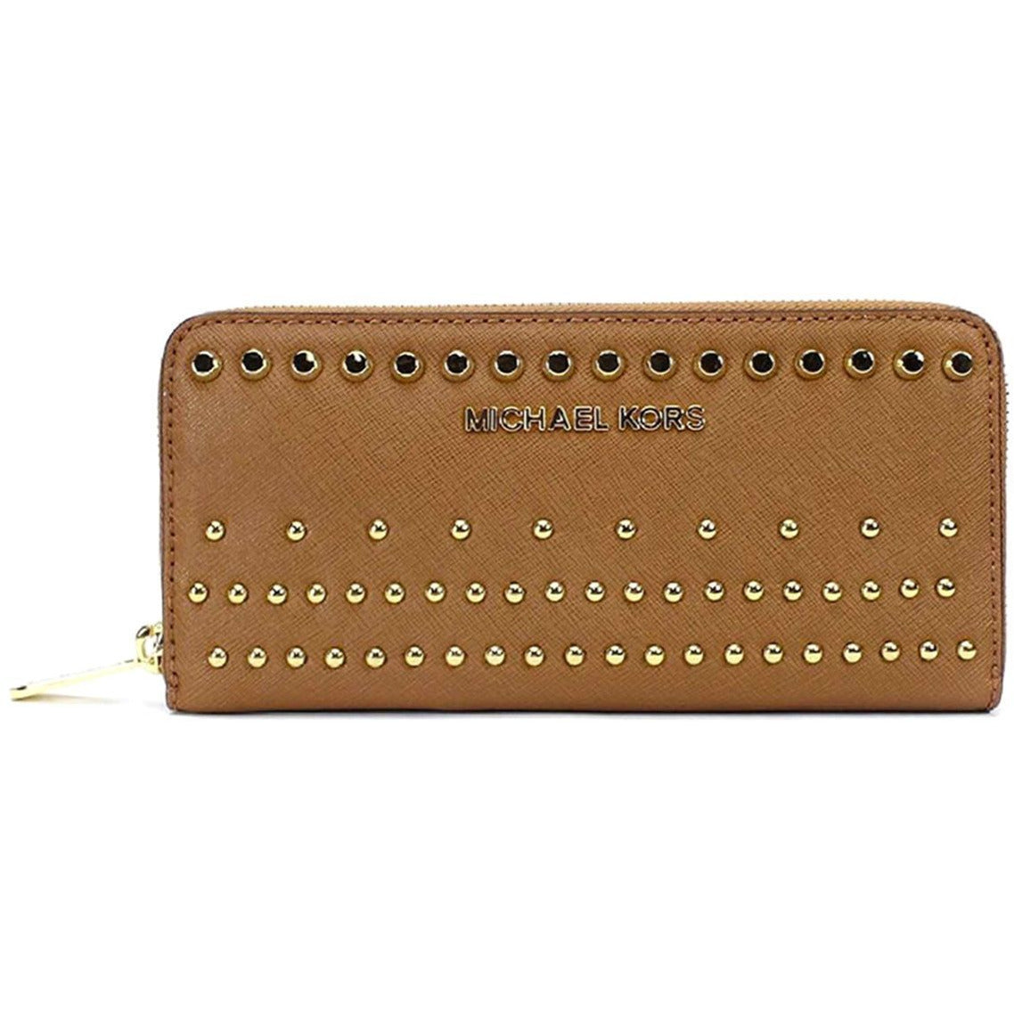 [32S4GVGZ3L] Womens Michael Kors Jet Set Travel Stud Degrade Continental Zip