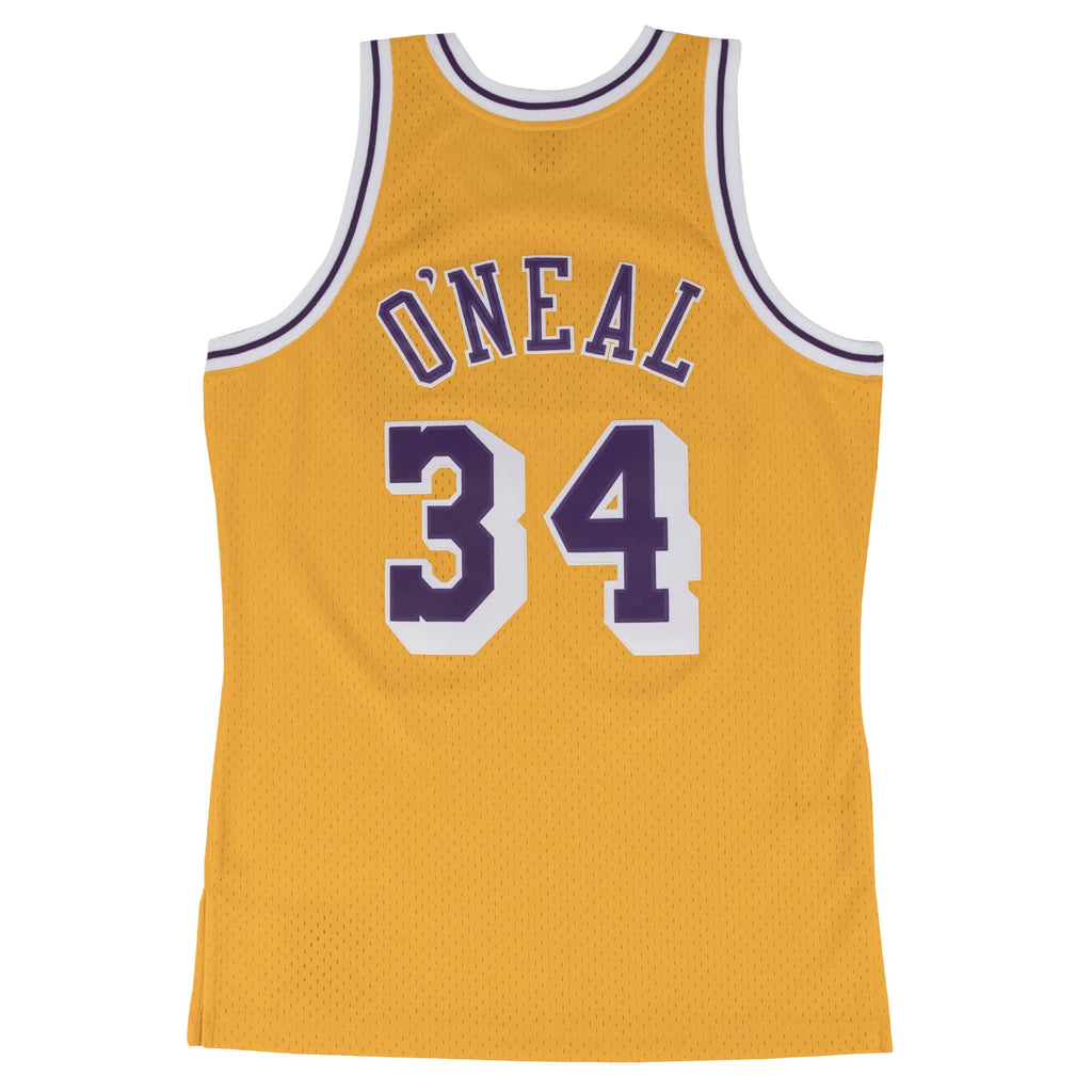 Mens Mitchell & Ness NBA Swingman Home Jersey Lakers 96 Shaquille O'Neal