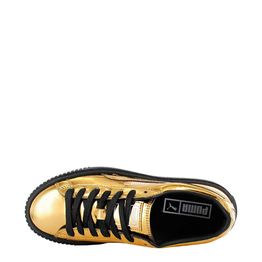 [362339-04] Womens Basket Platform Metallic