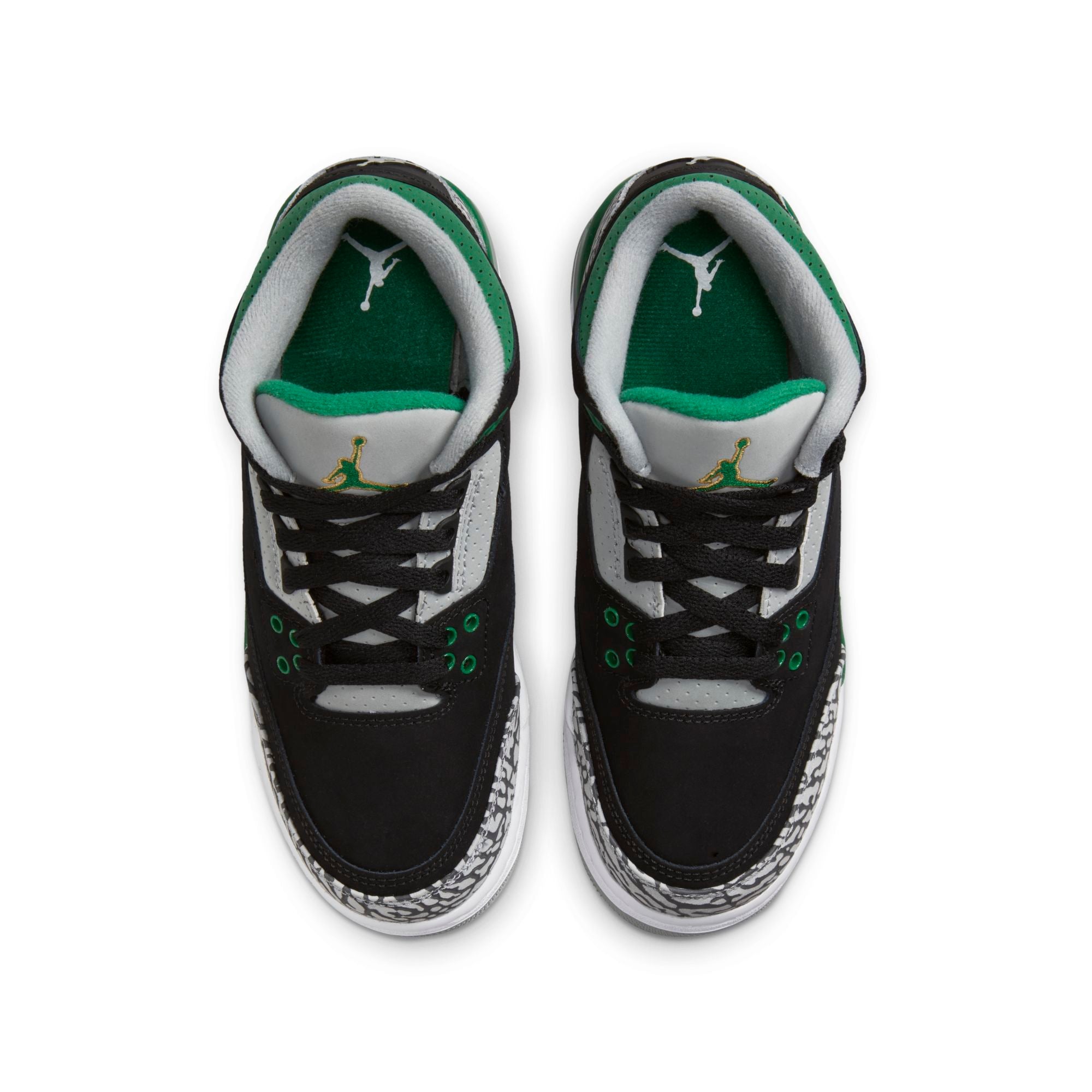 [398614-030] Youth Air Jordan Retro 3 'Pine Green' (GS)