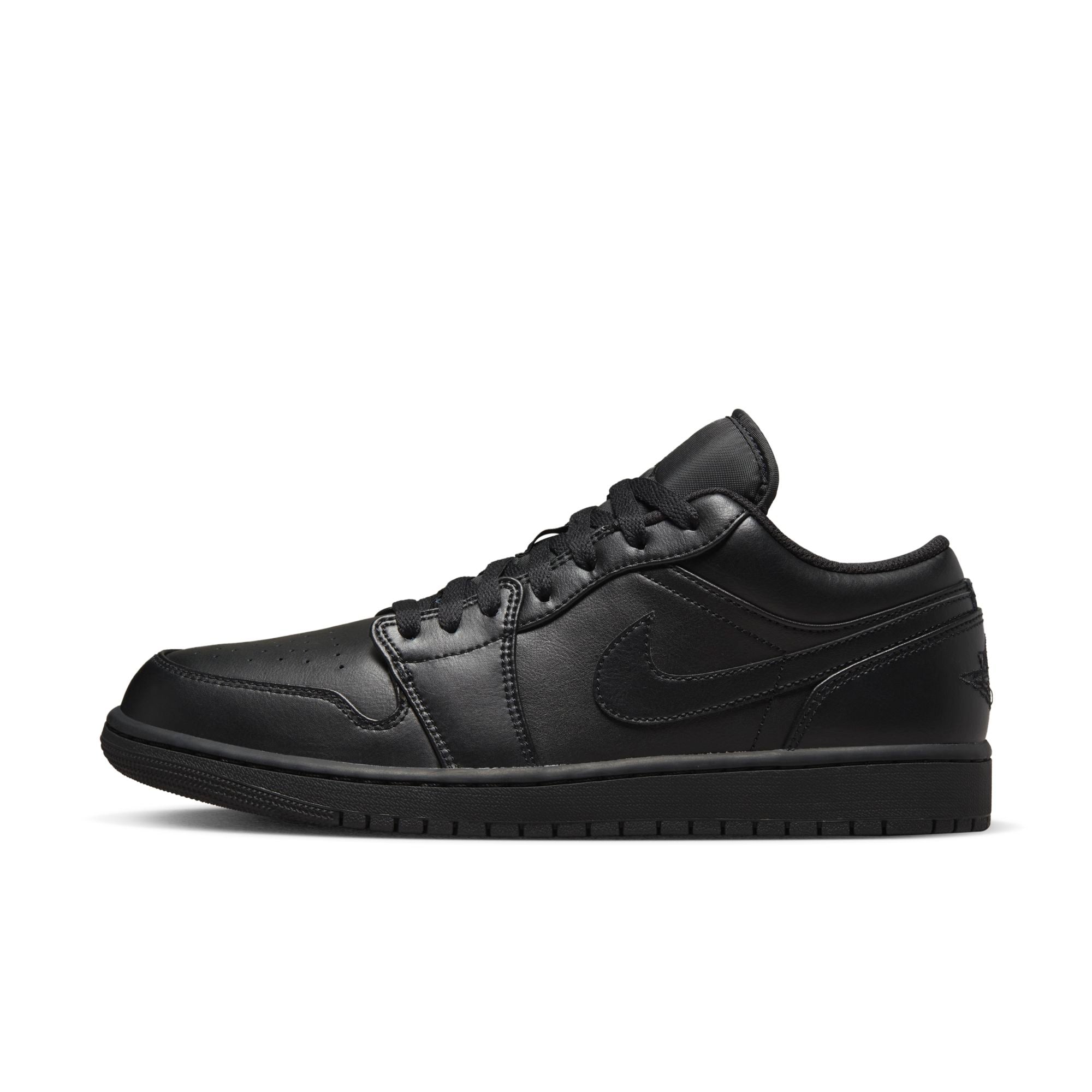 [553558-093] Mens Air Jordan Retro 1 Low 'Triple Black' (2022)