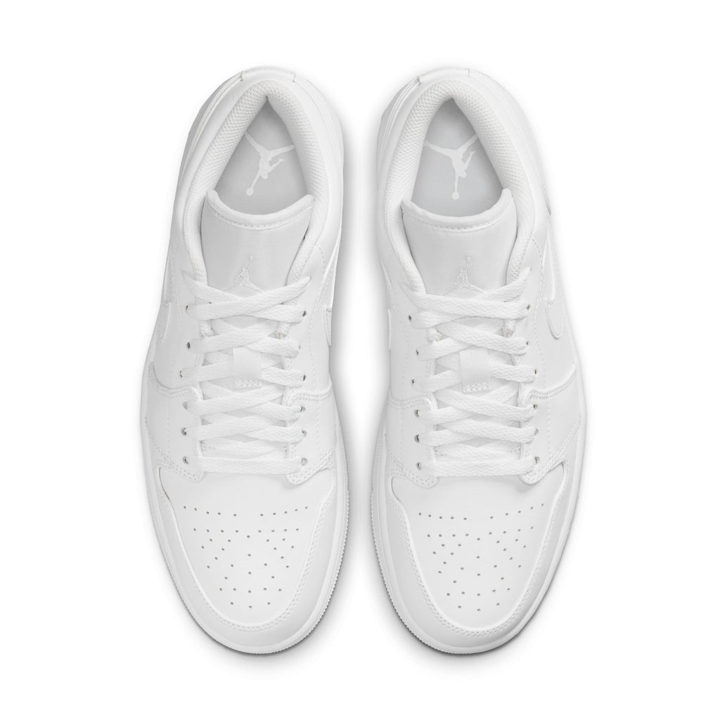 [553558-136] Mens Air Jordan Retro 1 Low 'Triple White' (2022)