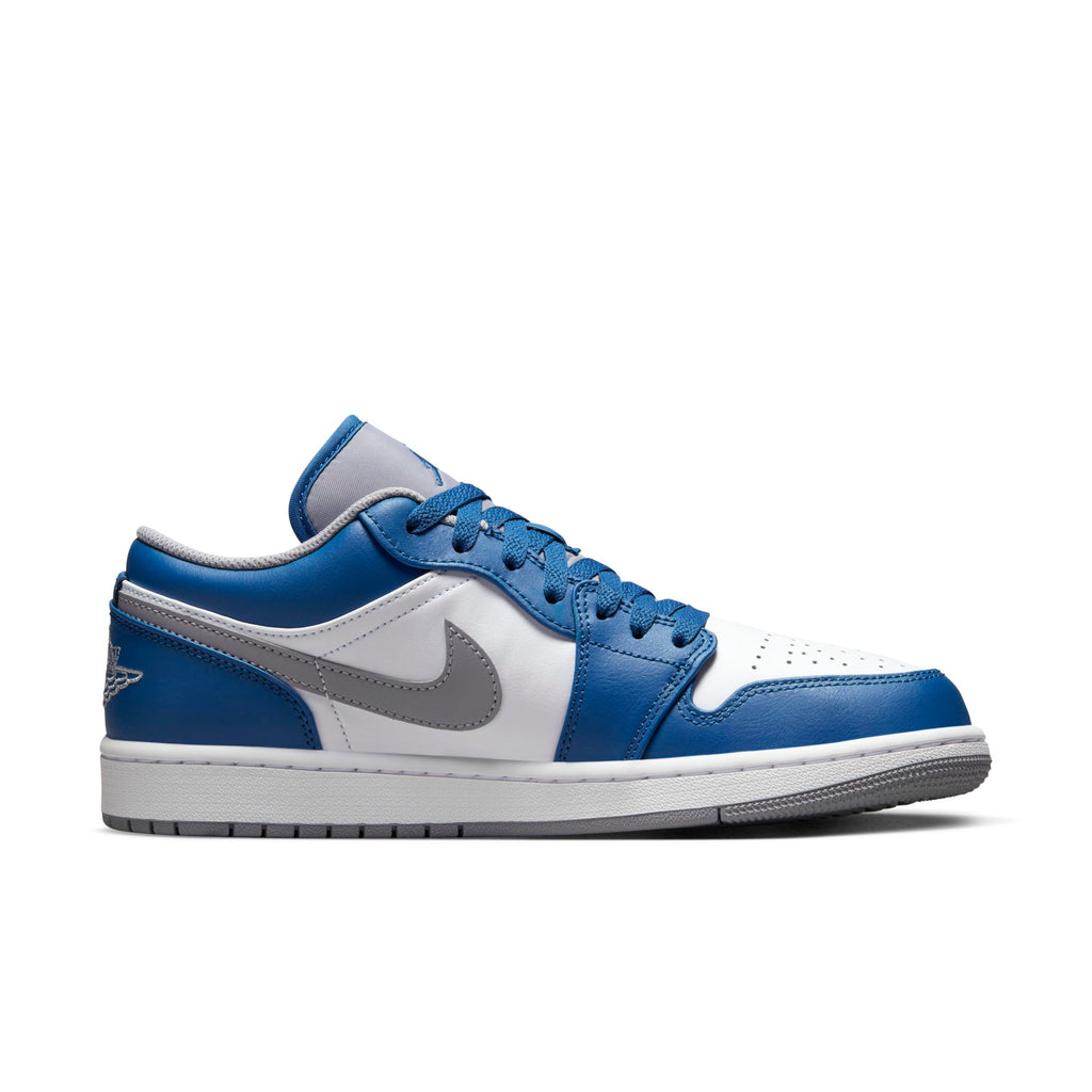 [553558-412] Mens Air Jordan RETRO 1 LOW 'TRUE BLUE'