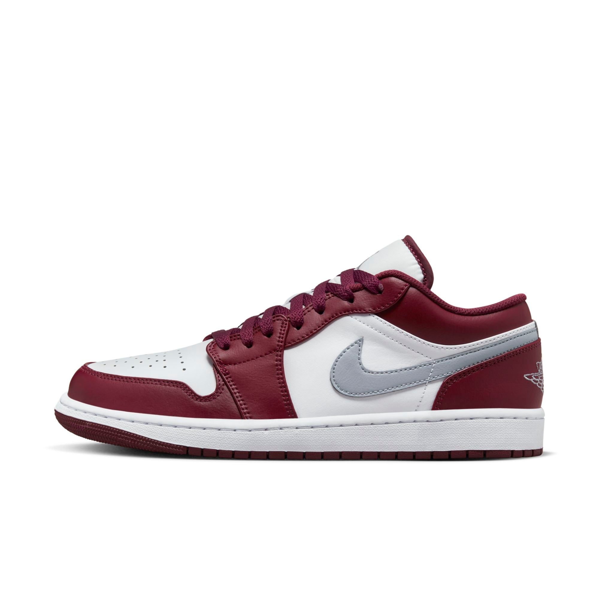 [553558-615] Mens Air Jordan Retro 1 Low 'Bordeaux'