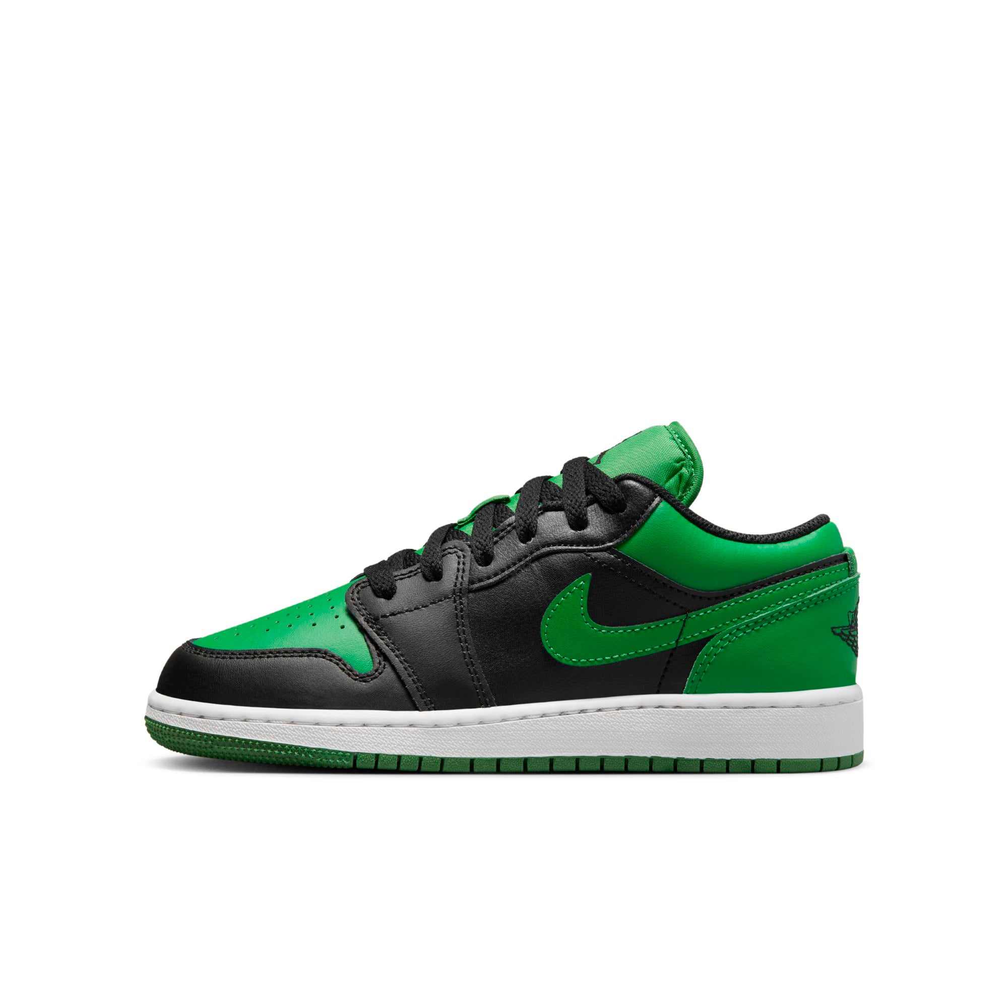 [553560-065] Grade School Air Jordan RETRO 1 LOW 'LUCKY GREEN (GS)'