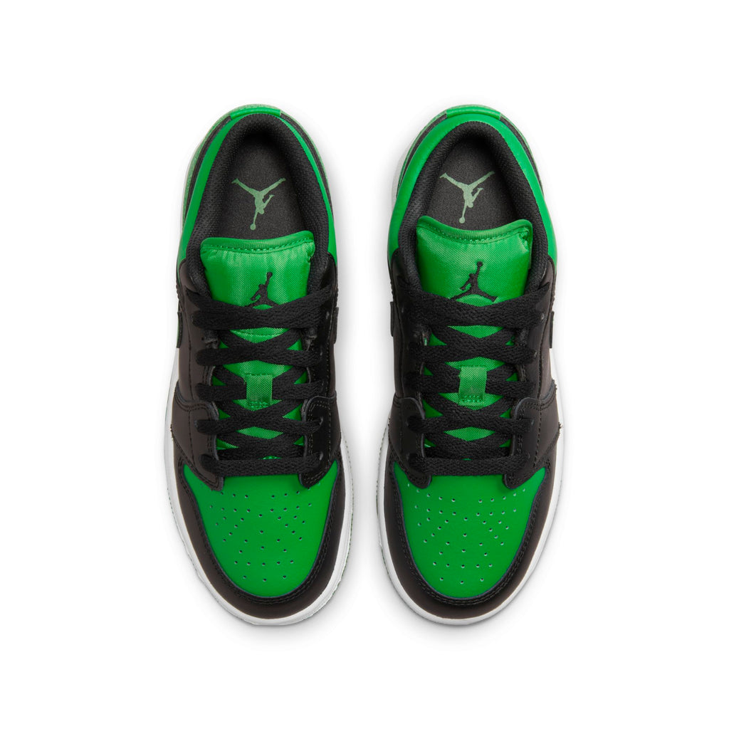 [553560-065] Grade School Air Jordan RETRO 1 LOW 'LUCKY GREEN (GS)'