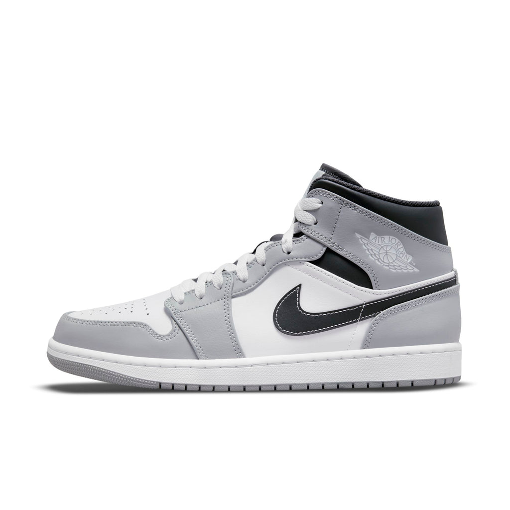 [554724-078] Mens Air Jordan Retro 1 Mid 'Light Smoke Grey Anthracite'