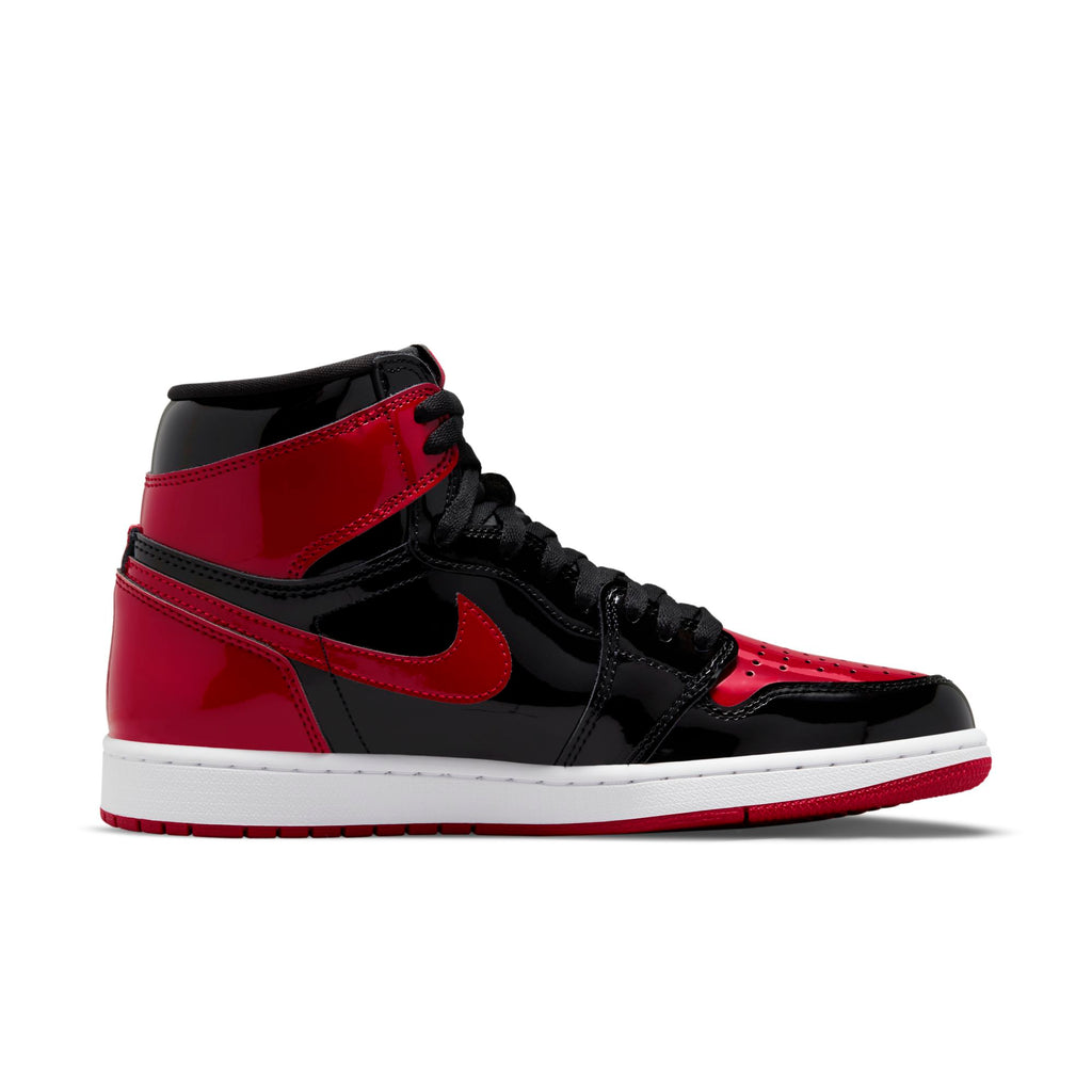 [555088-063] Mens Air Jordan Retro 1 High OG "Bred Patent"