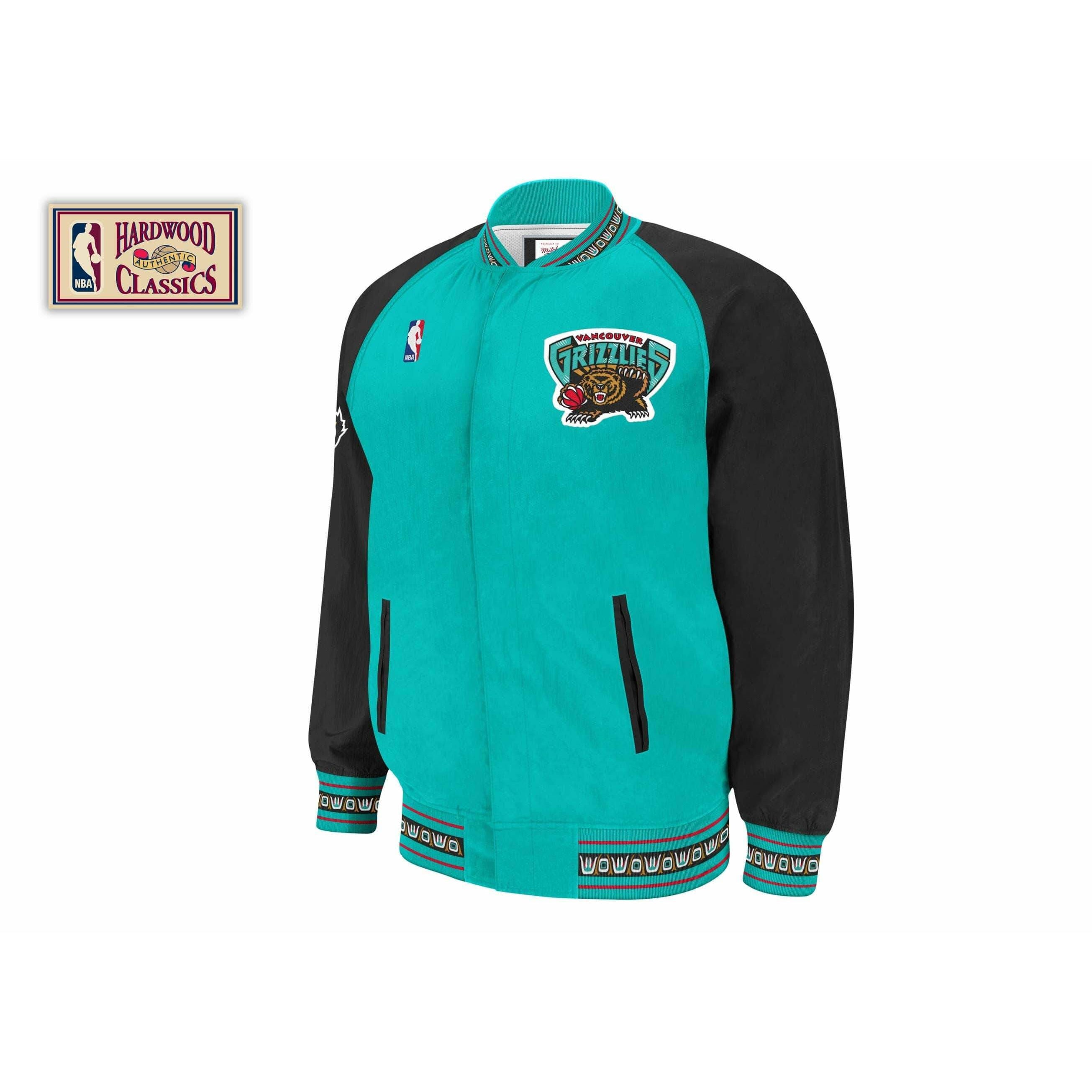 [60563VG95VGR] Mens Mitchell & Ness NBA 1995-96 Authentic Warm Up Jacket Vancouver Grizzlies