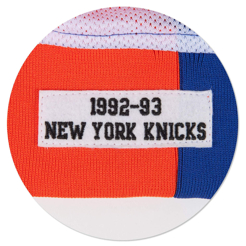 [6056S318D92NYK] Mens Mitchell & Ness NBA 1992-93 Authentic Warm Up Jacket New York Knicks
