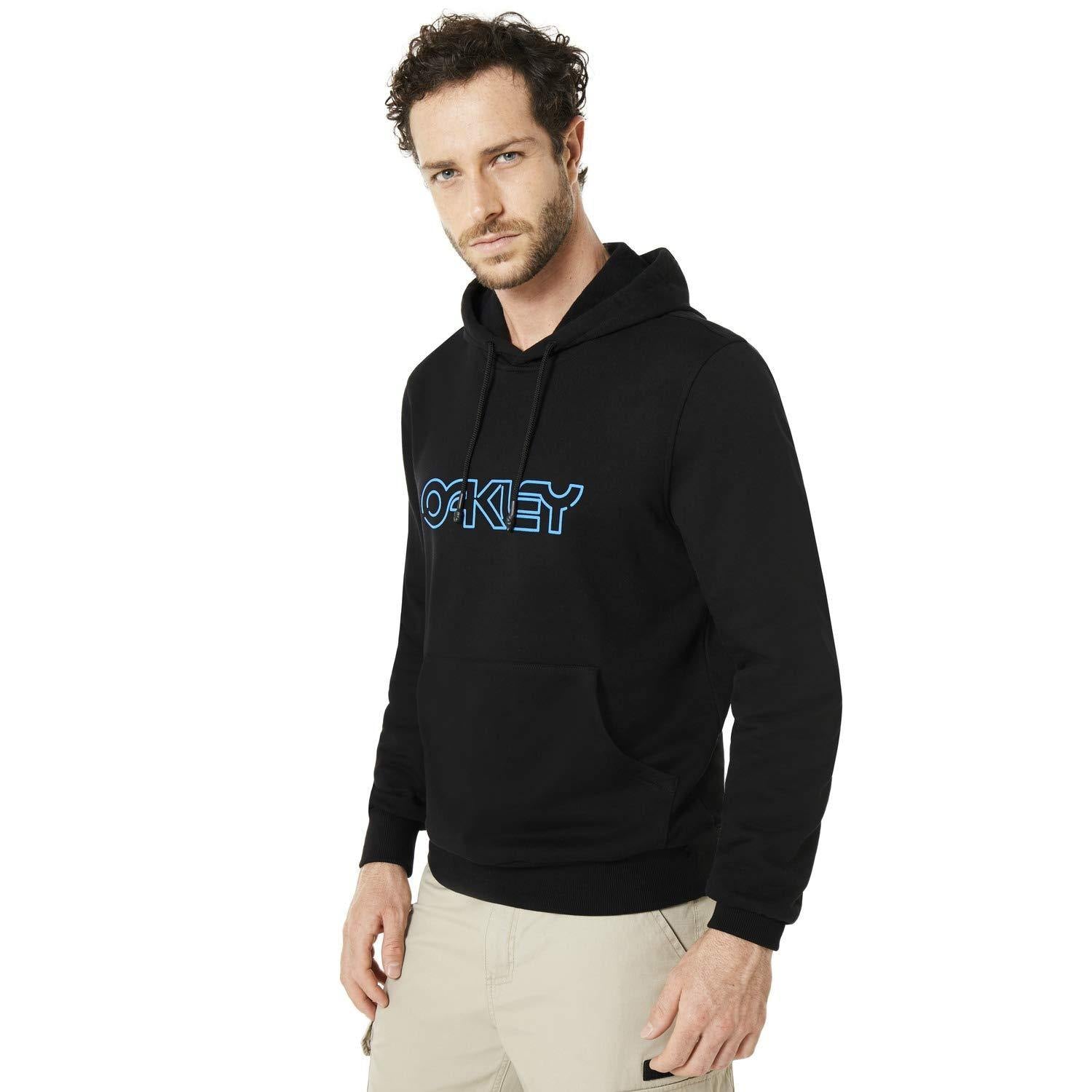 [472434-02E] Mens Oakley Fleece Oakley Piping Hoodie - sneakAR