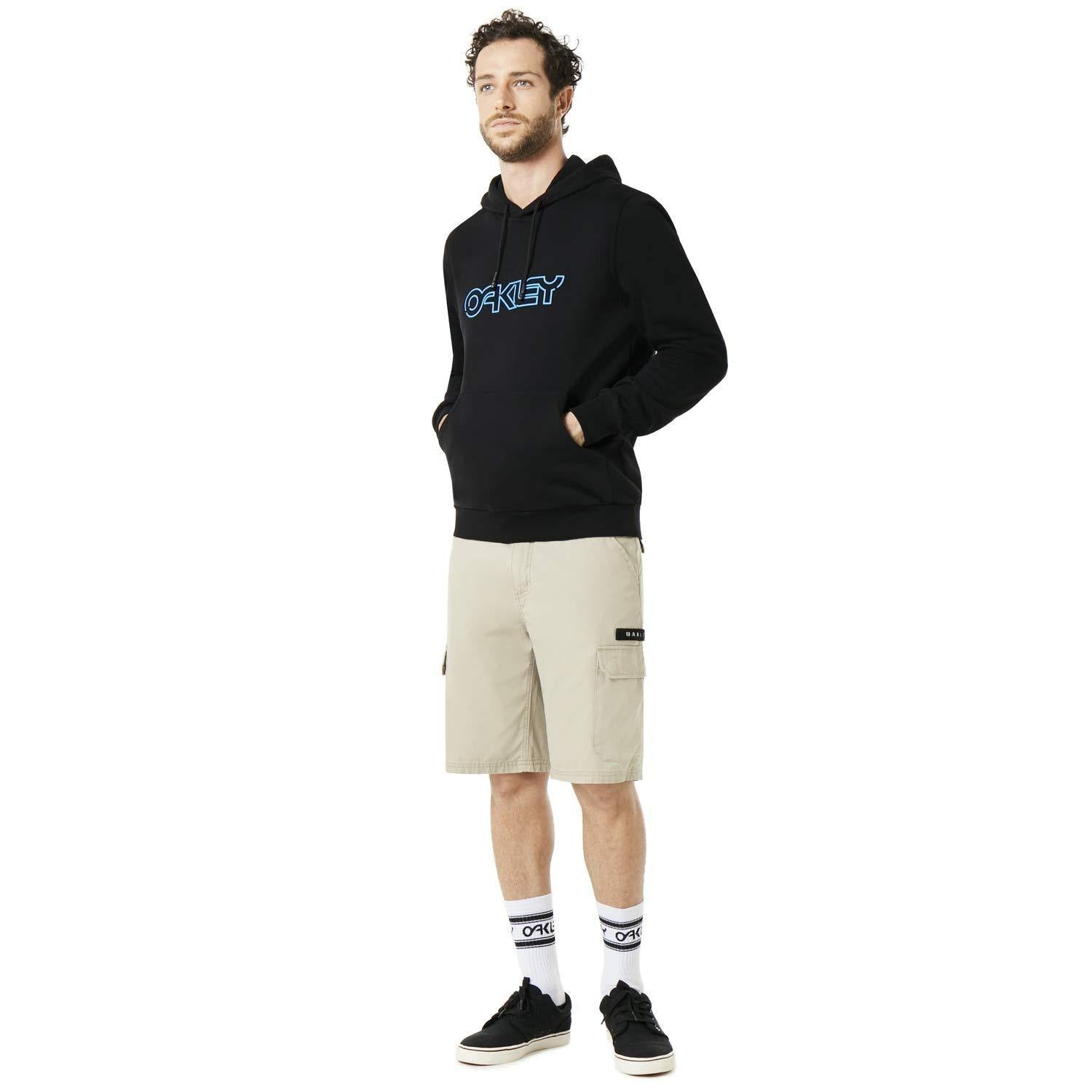 [472434-02E] Mens Oakley Fleece Oakley Piping Hoodie - sneakAR