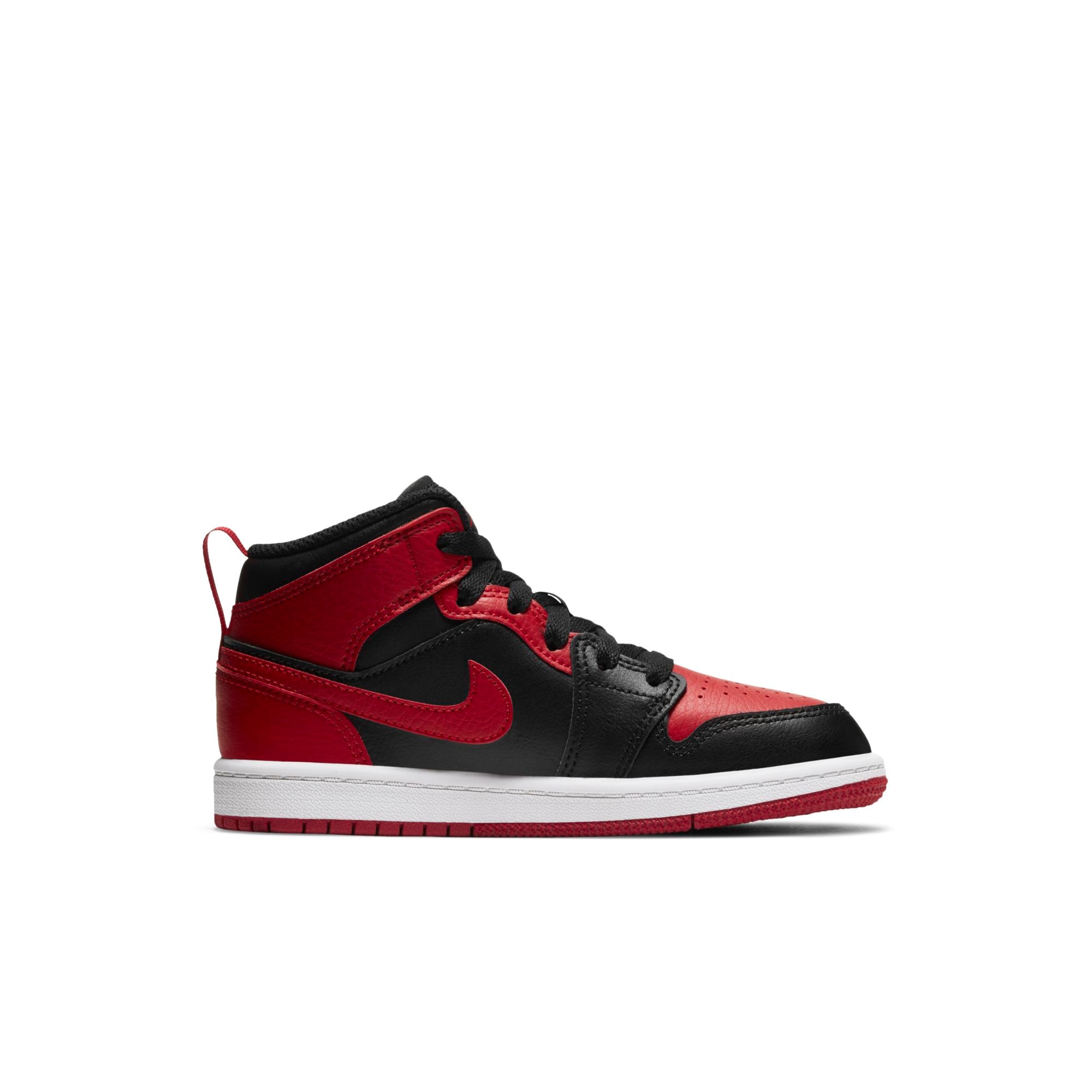 [640734-074] Preschool Air Jordan RETRO 1 MID 'BANNED (2020) (PS)'