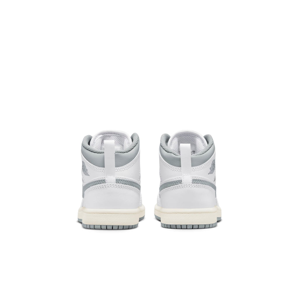 [640734-135] Preschool Air Jordan RETRO 1 MID (PS) 'Neutral Grey'