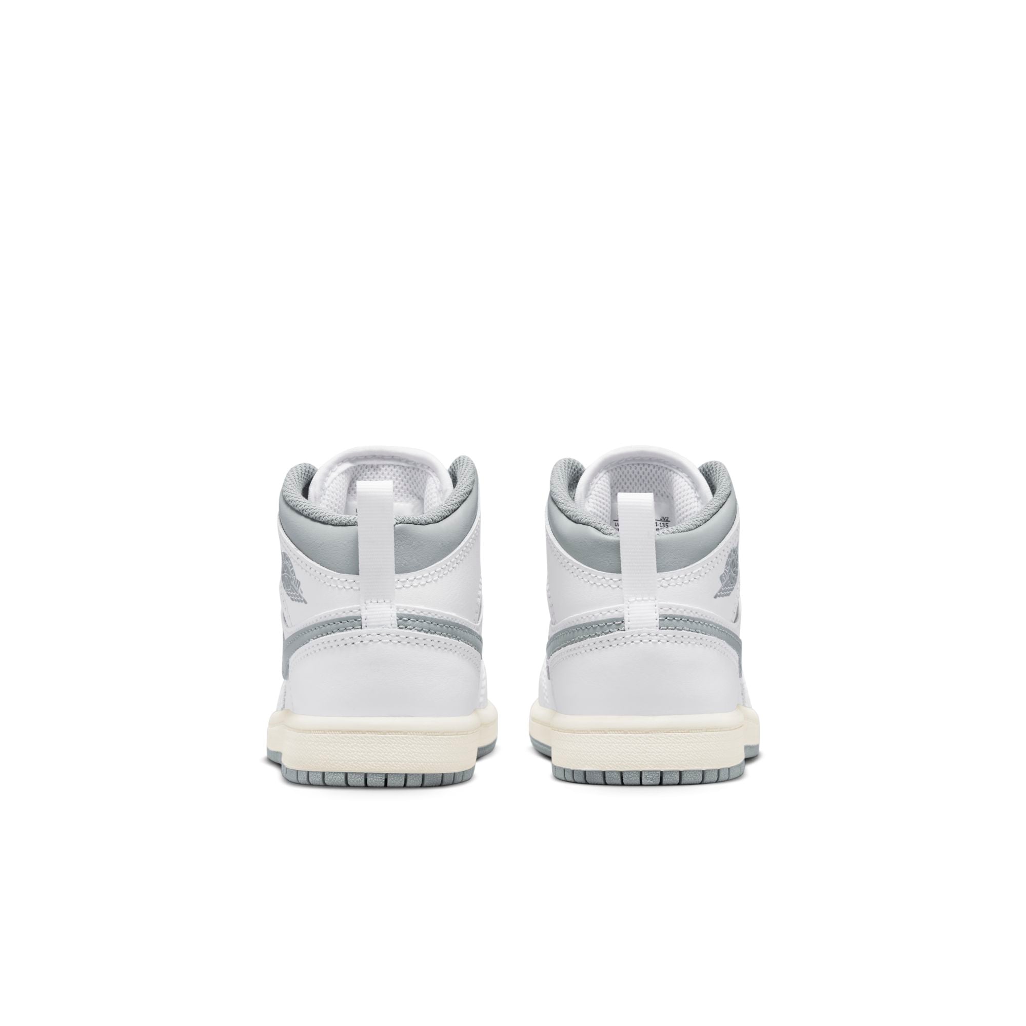 [640734-135] Preschool Air Jordan RETRO 1 MID (PS) 'Neutral Grey'