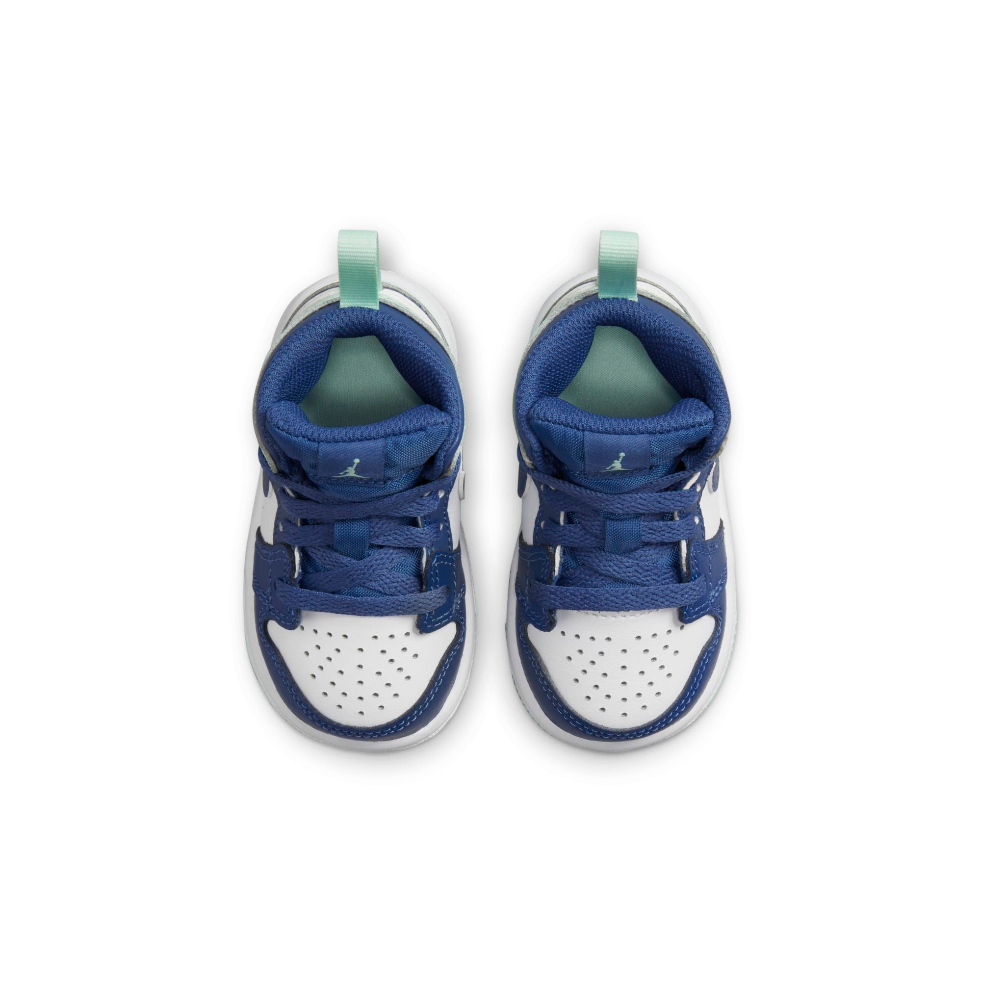 [640735-413] Toddlers Air Jordan Retro 1 Mid (TD) 'Mystic Navy Mint Foam'