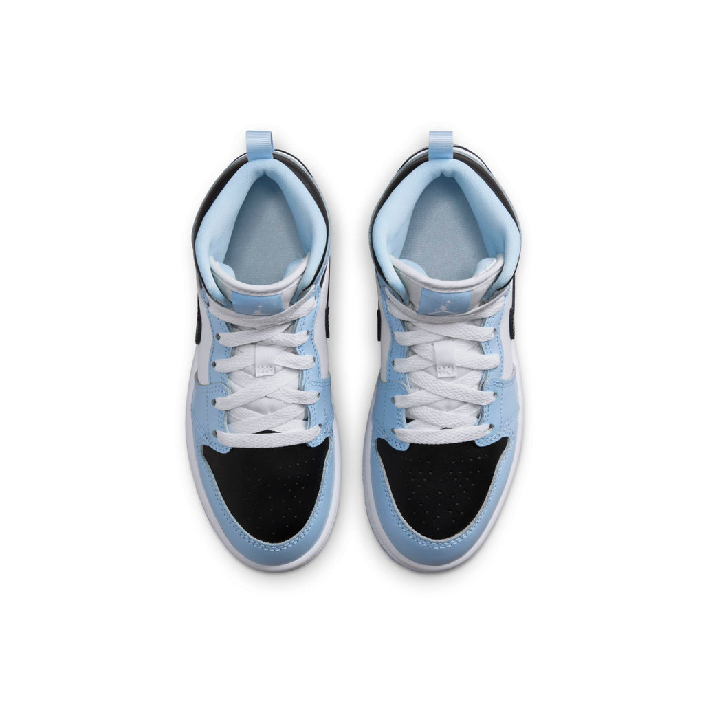 [640737-401] Preschool Air Jordan RETRO 1 MID (PS) 'Ice Blue'