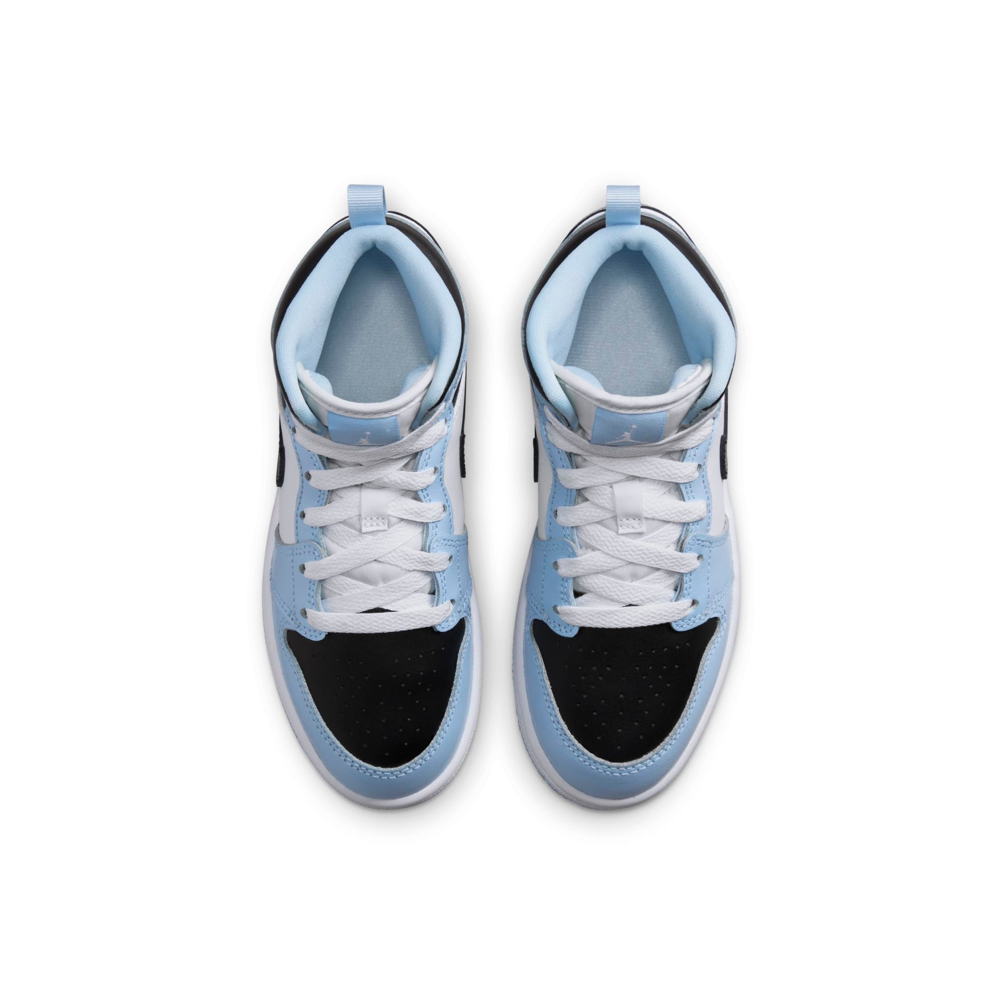 [640737-401] Preschool Air Jordan RETRO 1 MID (PS) 'Ice Blue'