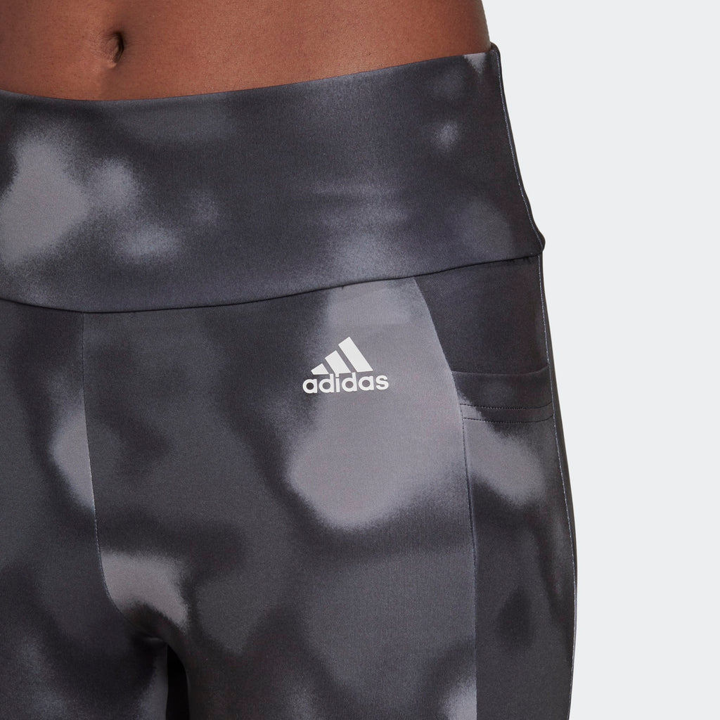 [GD4652] Womens Adidas Designed To Move Allover Print 7/8 Leggings