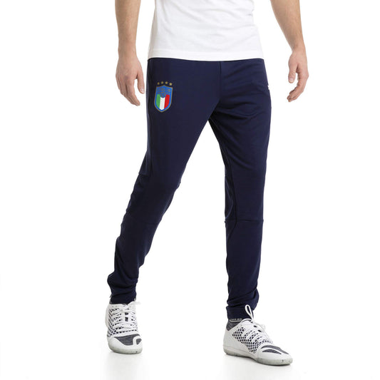 [752319-10] Mens Puma FIGC Italia Training Pants Zipped Pocket