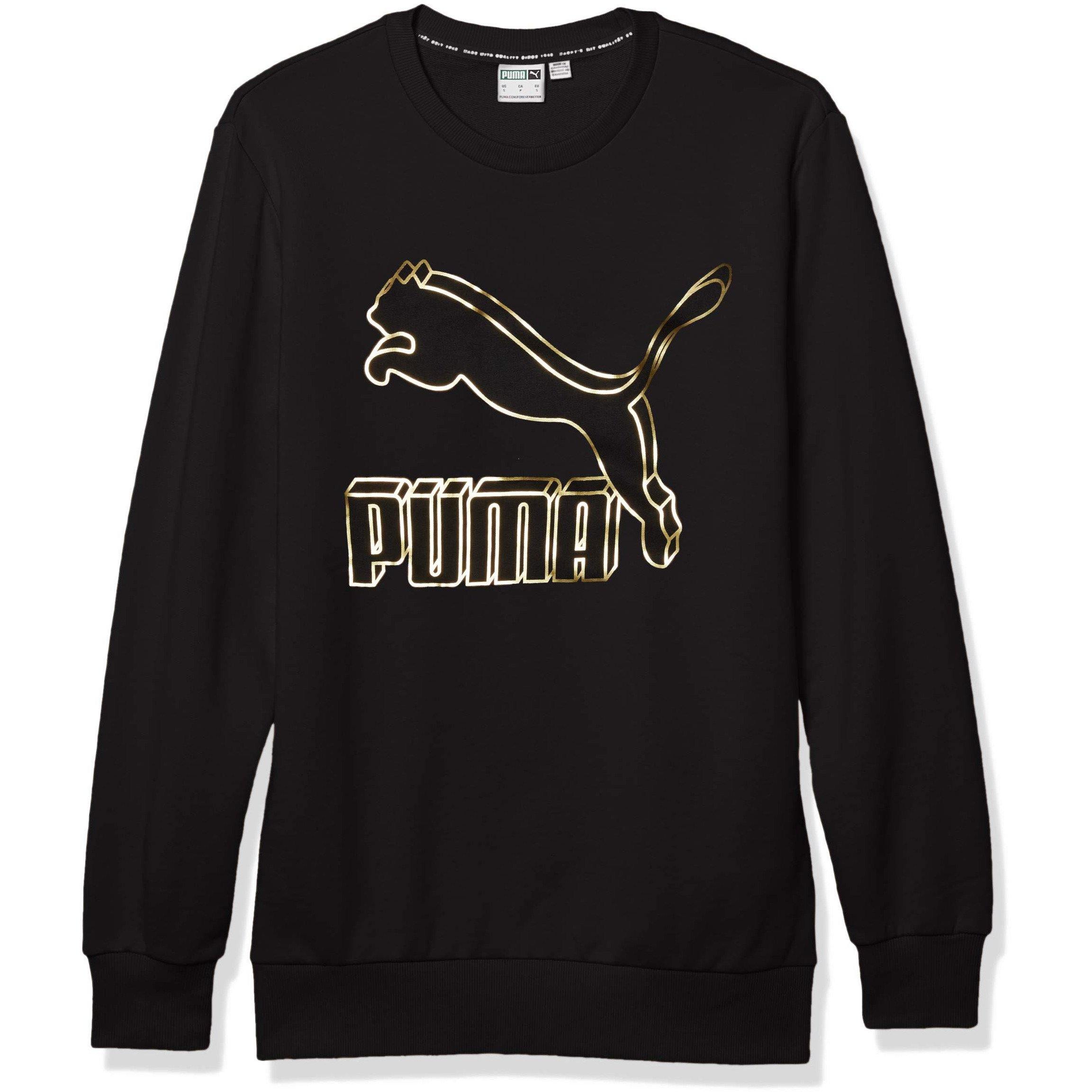 [595198-56] Mens Puma Classics Logo Crew TR - sneakAR