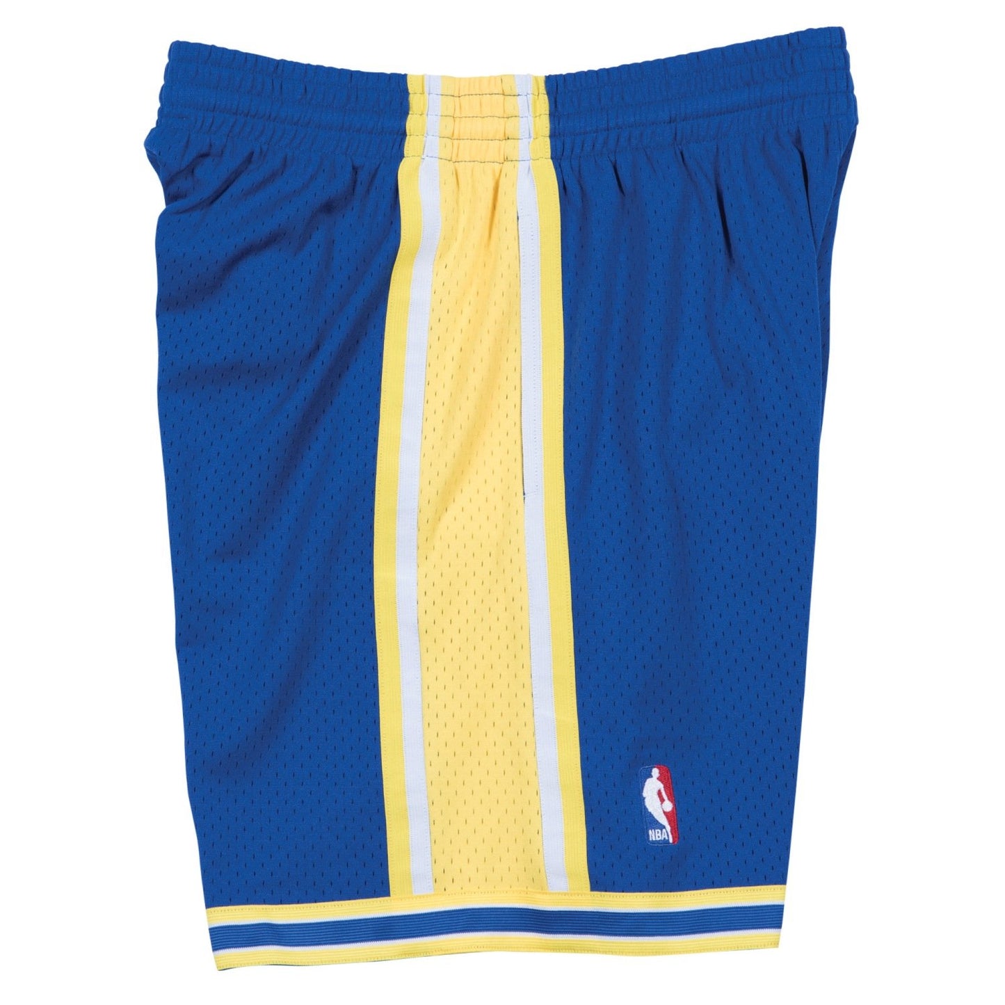 [SMSHGS18230-GSWROYA95] Mens Mitchell & Ness NBA Swingman Road Shorts GS Warriors 95-96