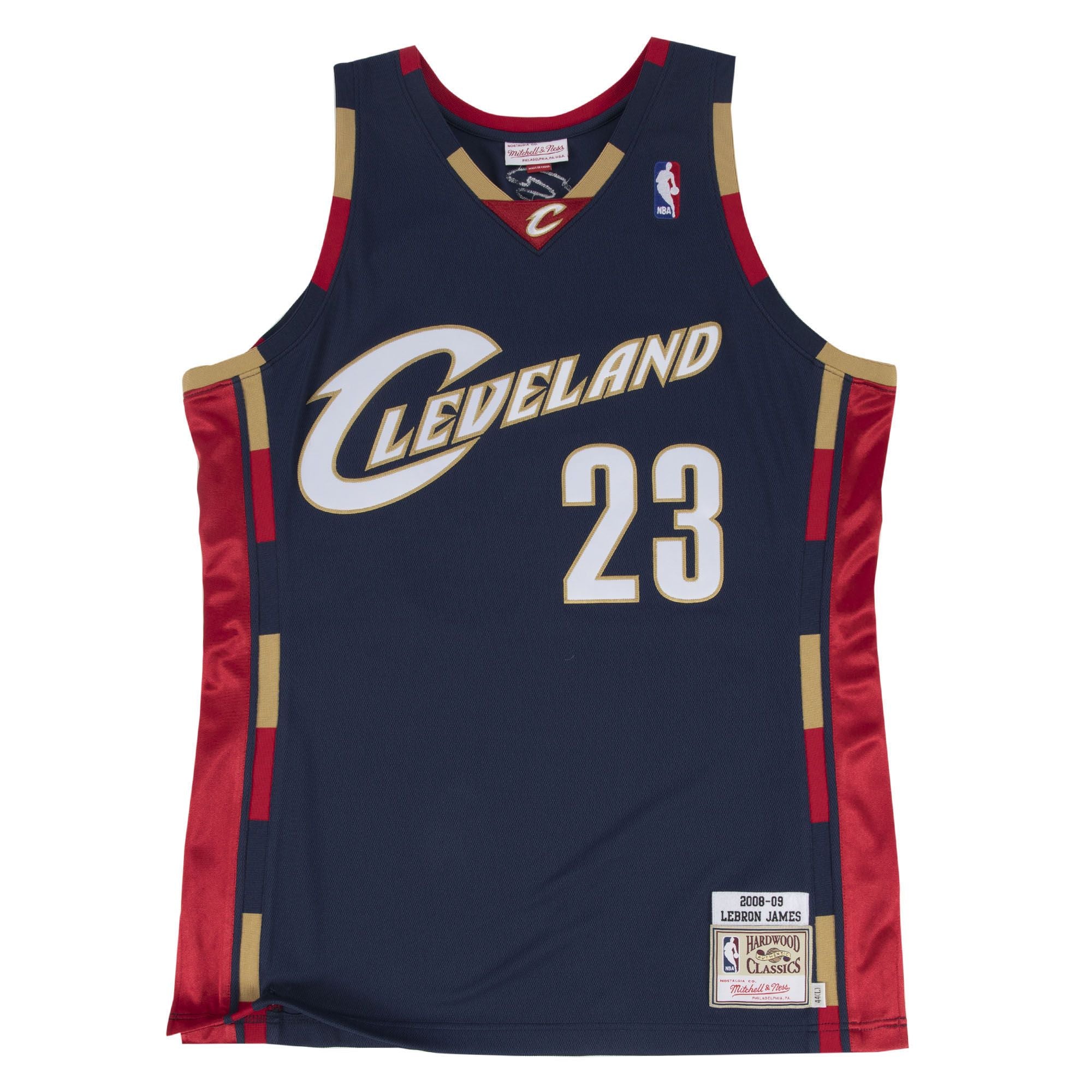 [72263CW08LJAME] Mens Mitchell & Ness NBA LeBron James Authentic Jersey 2008-09 Cleveland Cavaliers