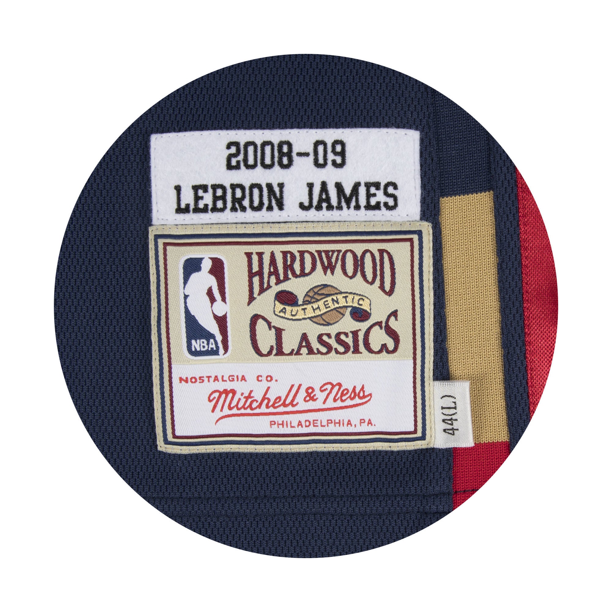 [72263CW08LJAME] Mens Mitchell & Ness NBA LeBron James Authentic Jersey 2008-09 Cleveland Cavaliers