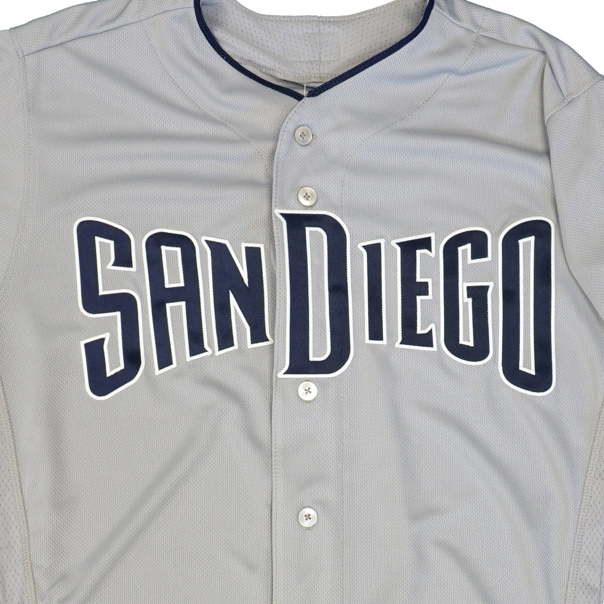 Mens MLB San Diego Padres Authentic On Field Flex Base Jersey - Road Gray