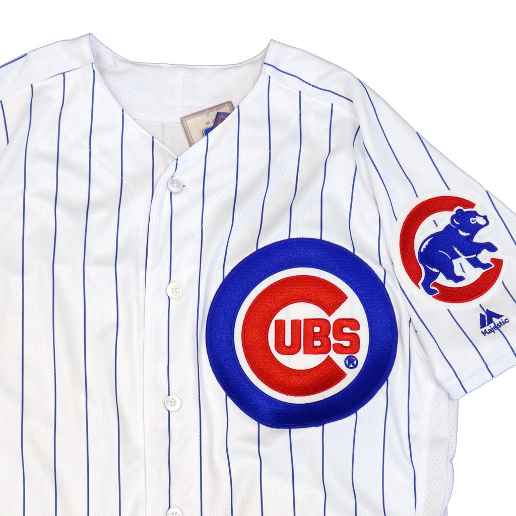 Mens MLB Chicago Cubs Authentic On Field Flex Base Jersey - Home White