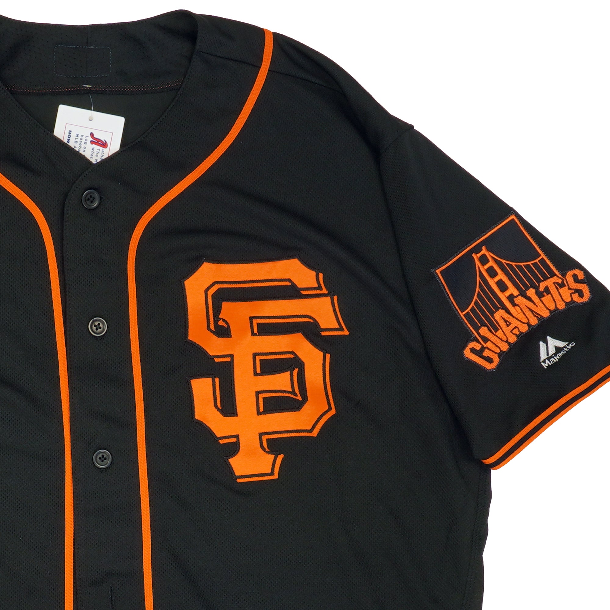 Mens MLB SF Giants Authentic On Field Flex Base Jersey - Black Alternate