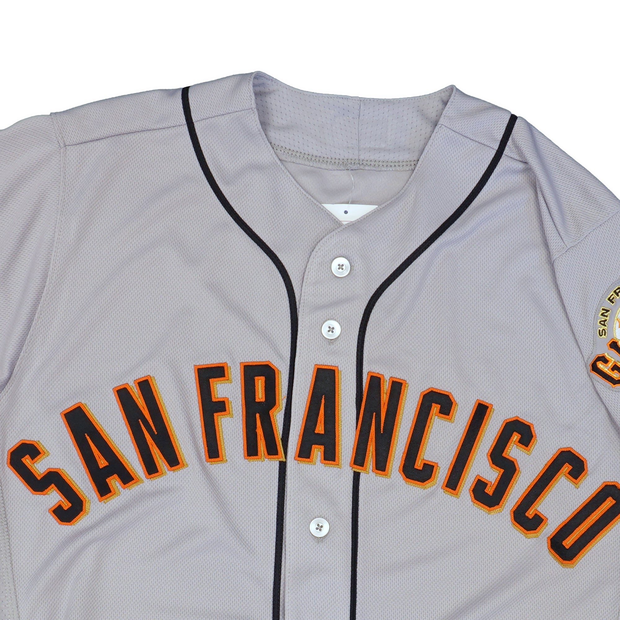 Mens MLB San Francisco Giants Authentic On Field Flex Base Jersey - Road Gray
