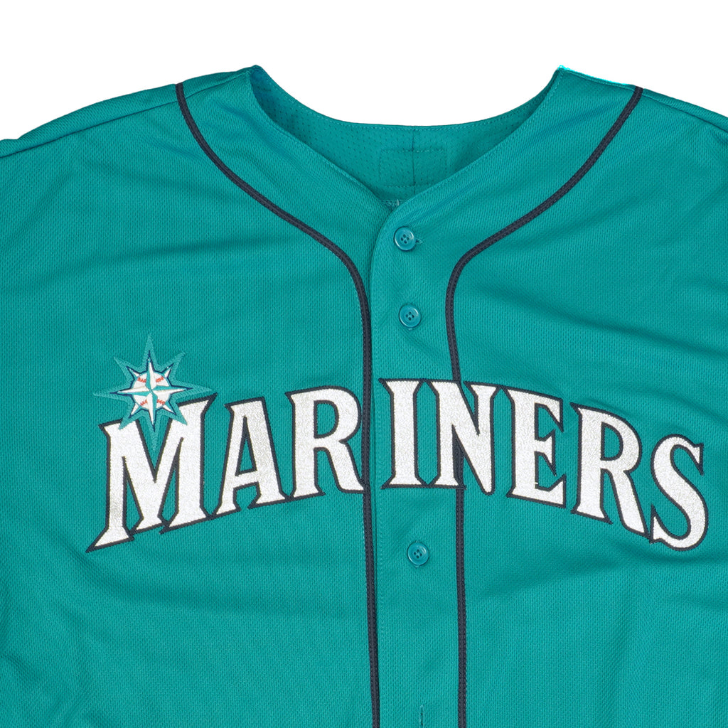 Mens MLB Seattle Mariners Authentic On Field Flex Base Jersey - Green Alternate