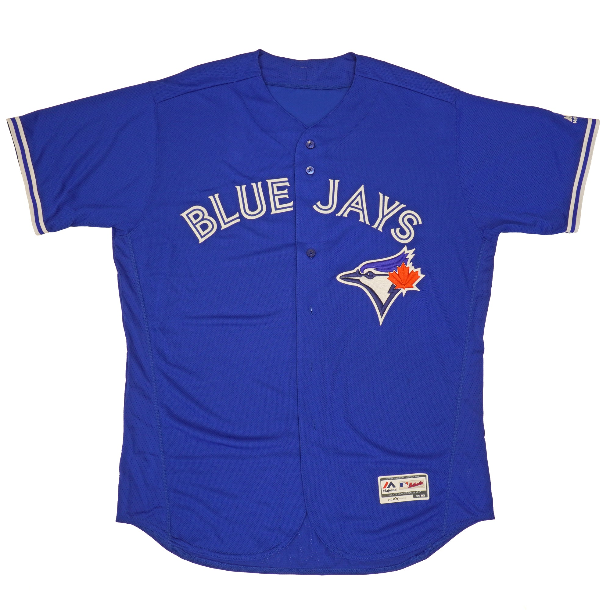 Mens MLB Toronto Blue Jays Authentic On Field Flex Base Jersey - Blue Alternate