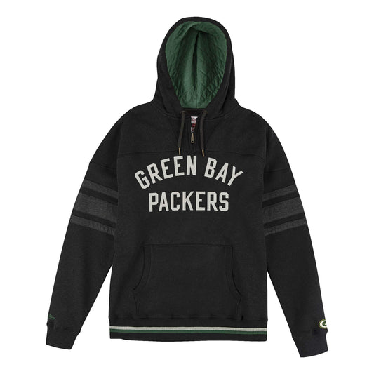 [795FA2232AGBPQH] Mens Mitchell & Ness NFL 1st Quarter Pullover Hoody Green Bay Packers