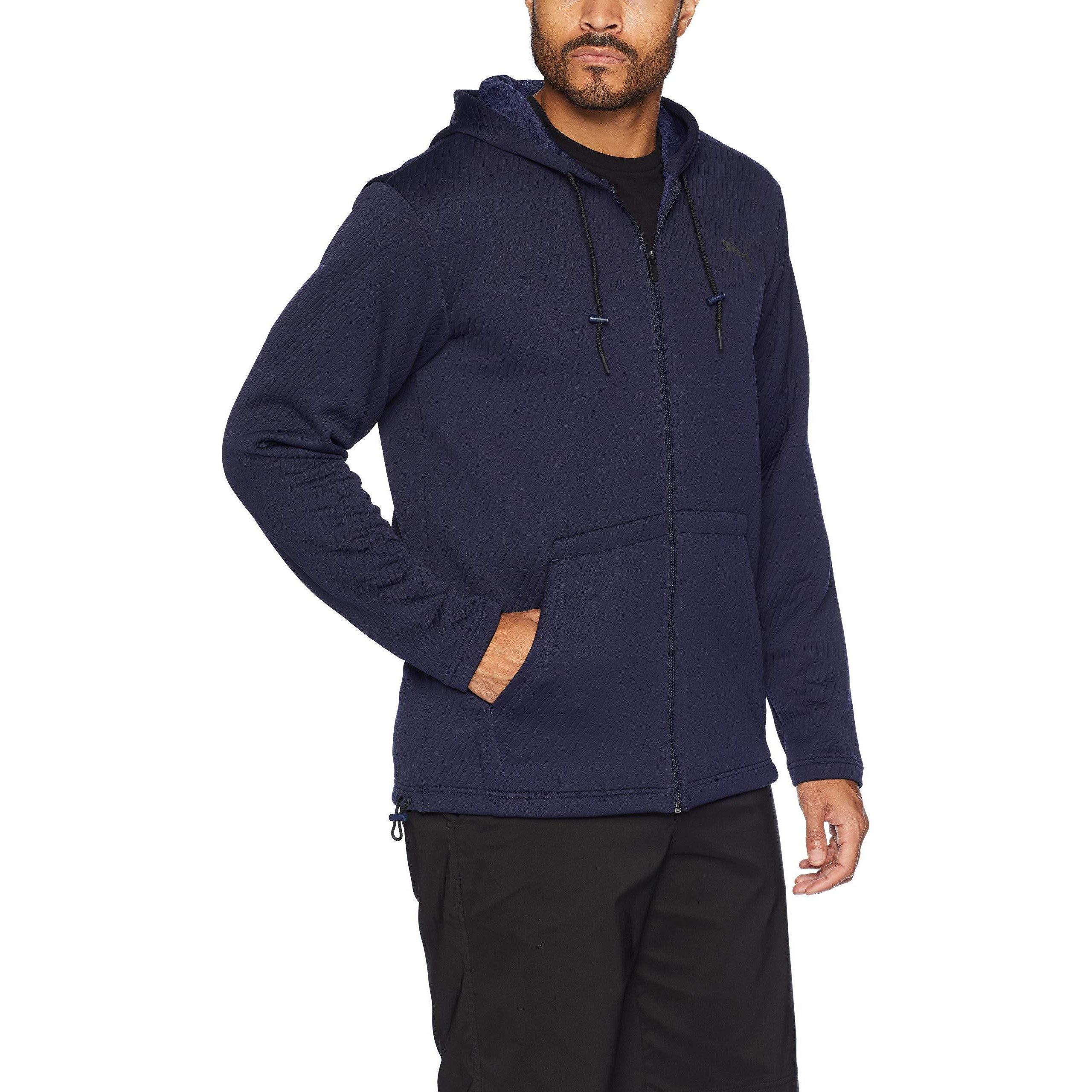 [516860-02] Mens Puma Vent Hooded Jacket - sneakAR