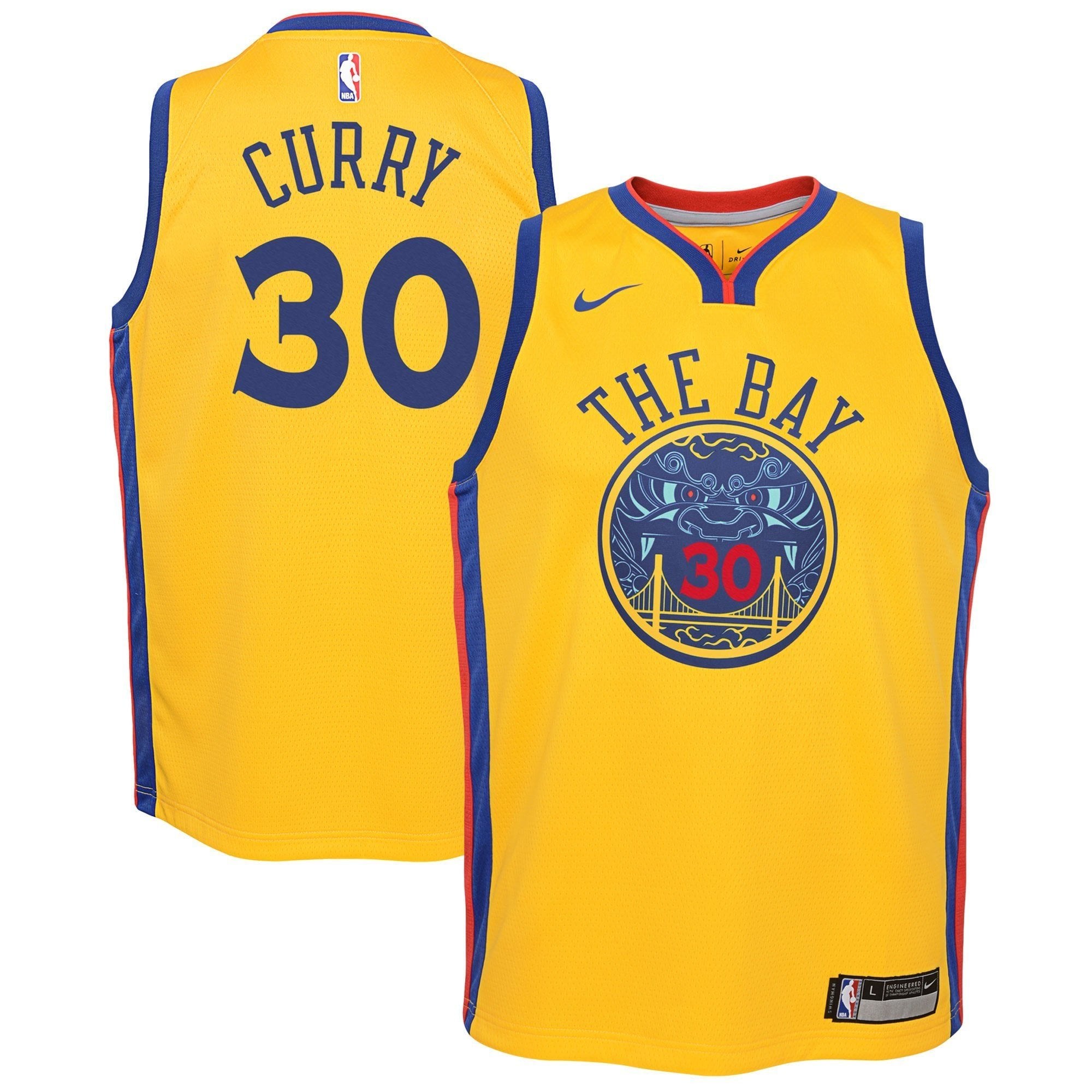 [9Z2B7BY1P-CURRY] Mens Nike NBA GS Warriors Chinese Heritage Stephen Curry