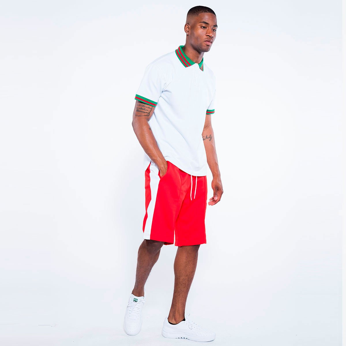 [855026-01] Pintuck Archive T7 Bermuda Short