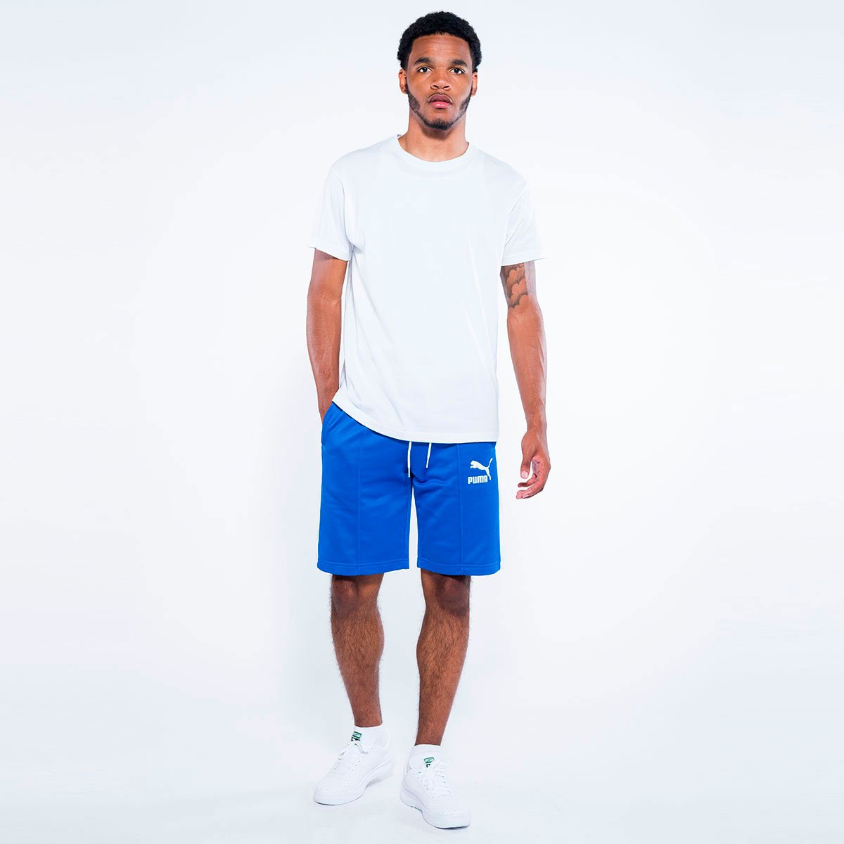 [855026-02] Pintuck Archive T7 Bermuda Short