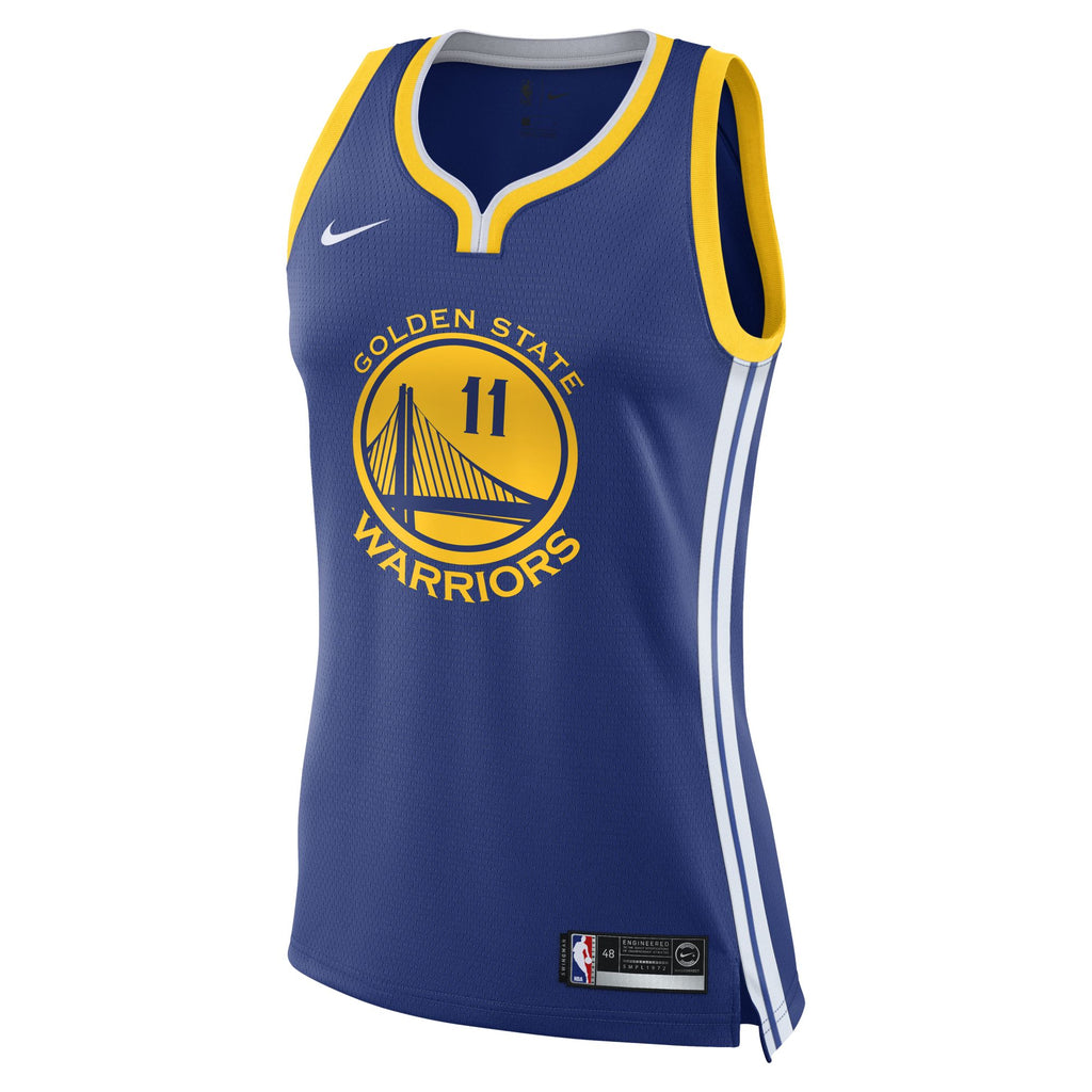 [867034-497] Womens Nike NBA GS Warriors Klay Thompson Icon Swingman Jersey